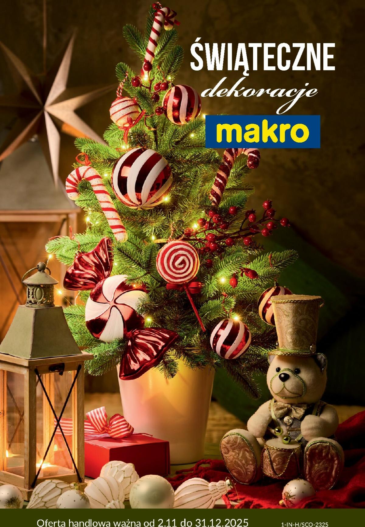 Gazetka Makro - Katalog świąteczne dekoracje - ważna od 02.11. do 31.12.