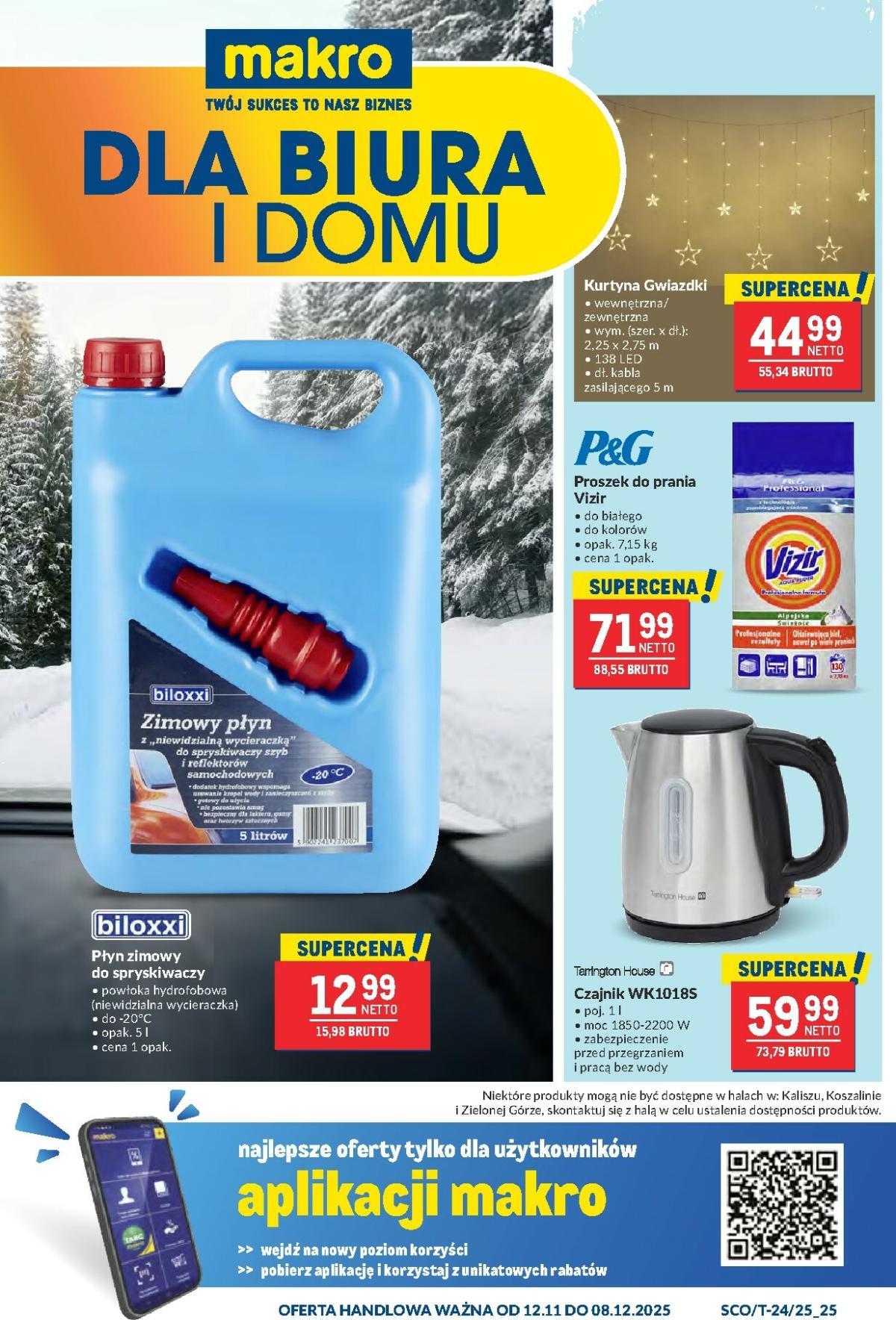 Gazetka Makro - Oferta dla biura i domu - ważna od 12.11. do 08.12.