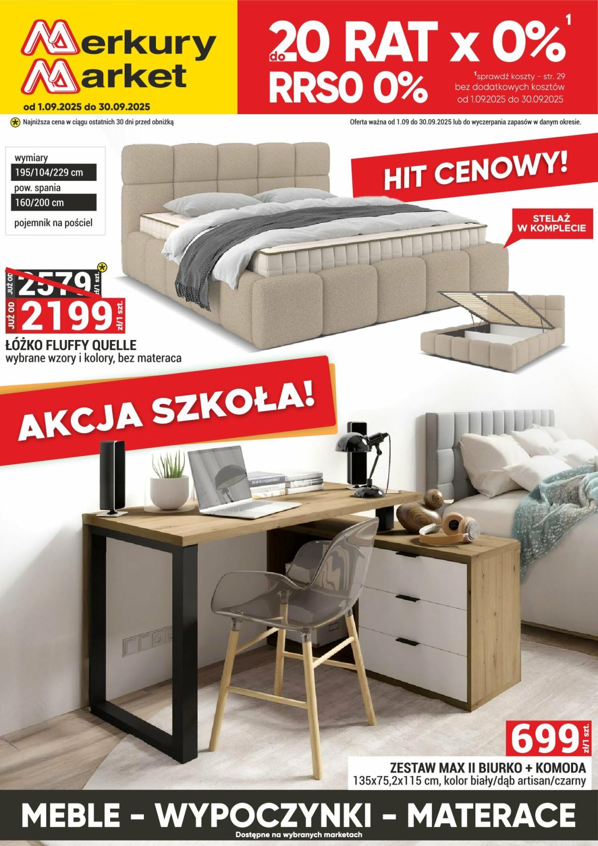 Gazetka Merkury Market - Akcja Szkoła - ważna od 01.09. do 30.09.