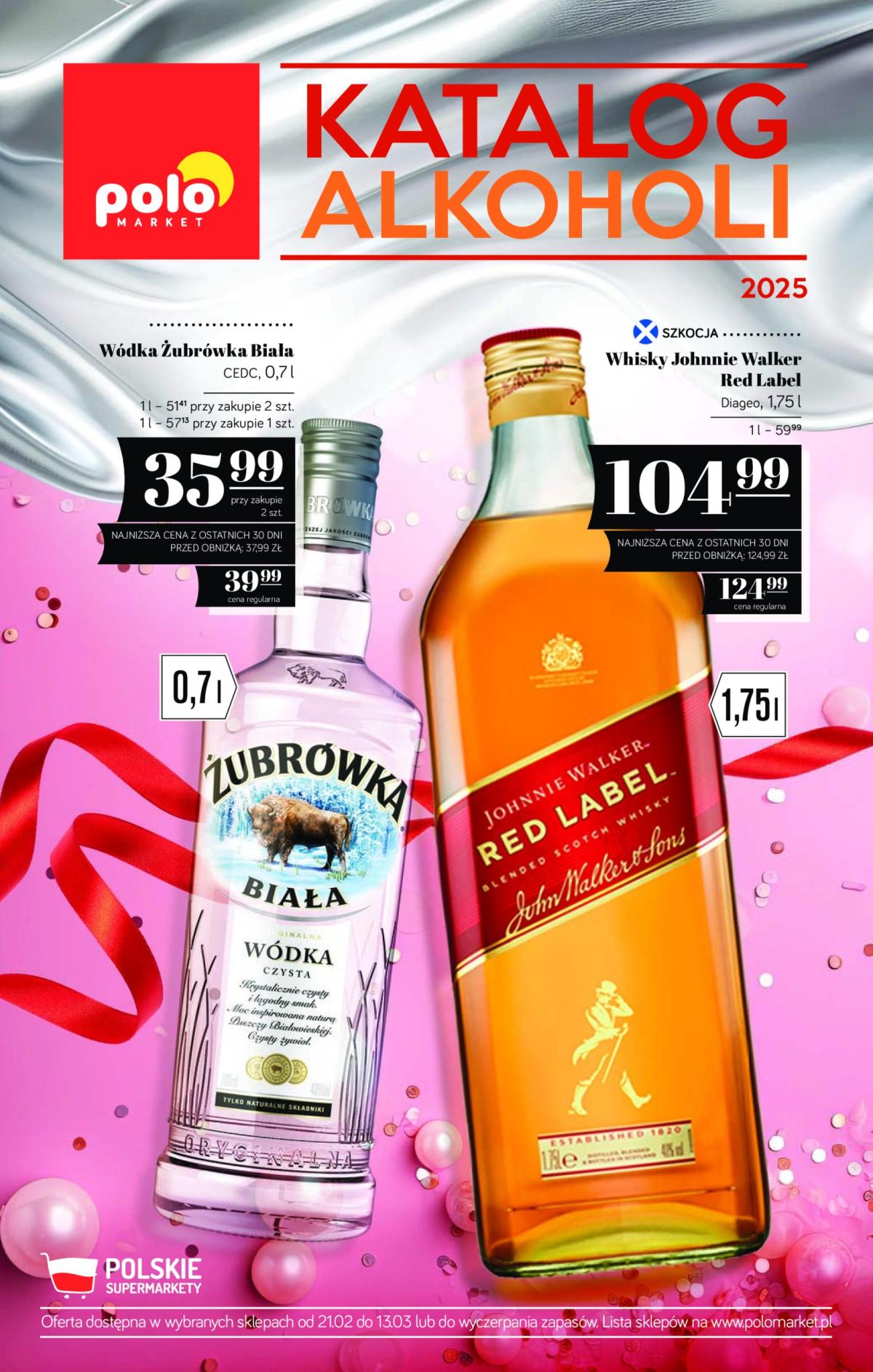 POLO market - Katalog alkoholi gazetka ważna od 21.02. - 13.03.