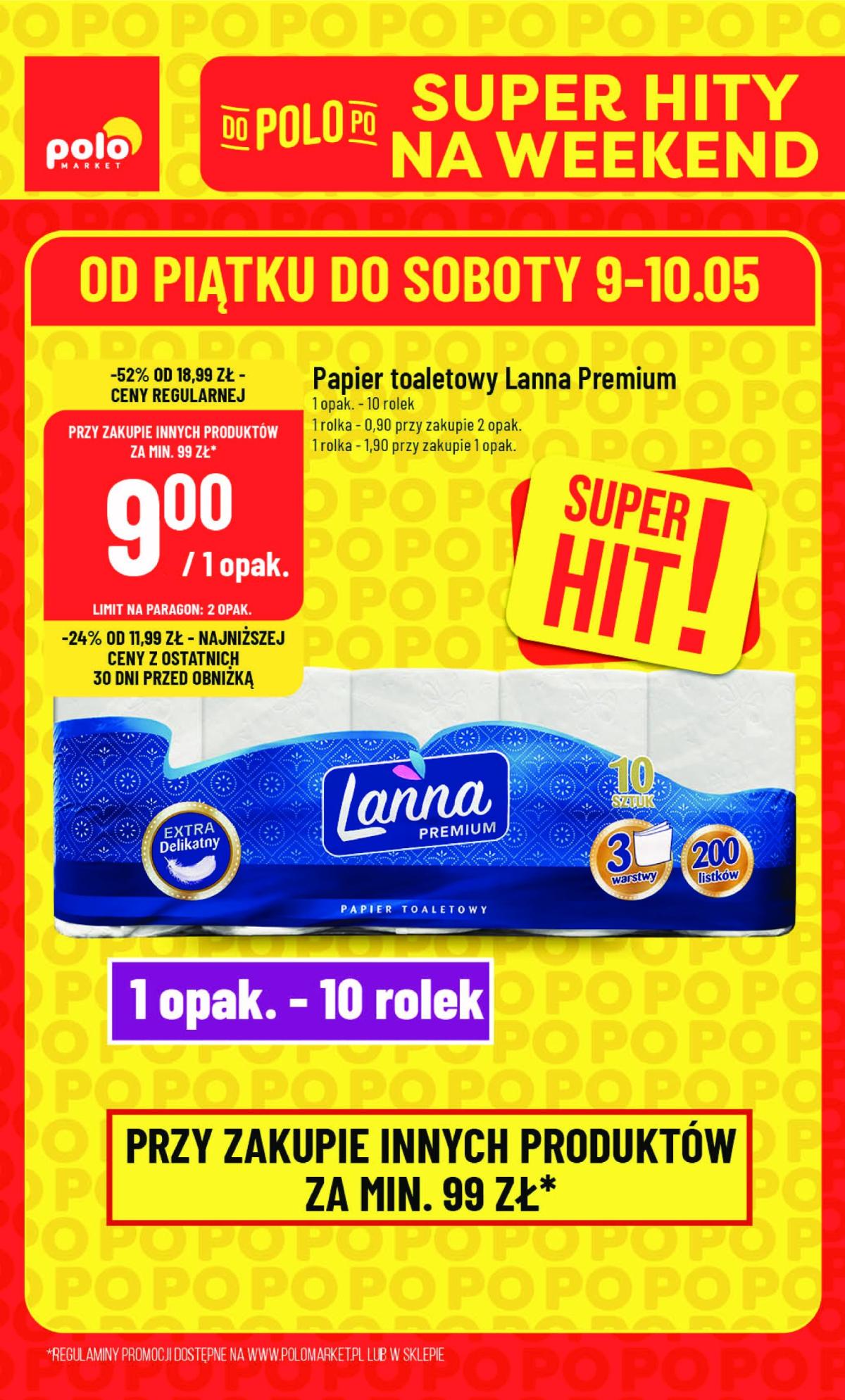 POLO market - Super Hity na Weekend gazetka ważna od 08.05. - 10.05.