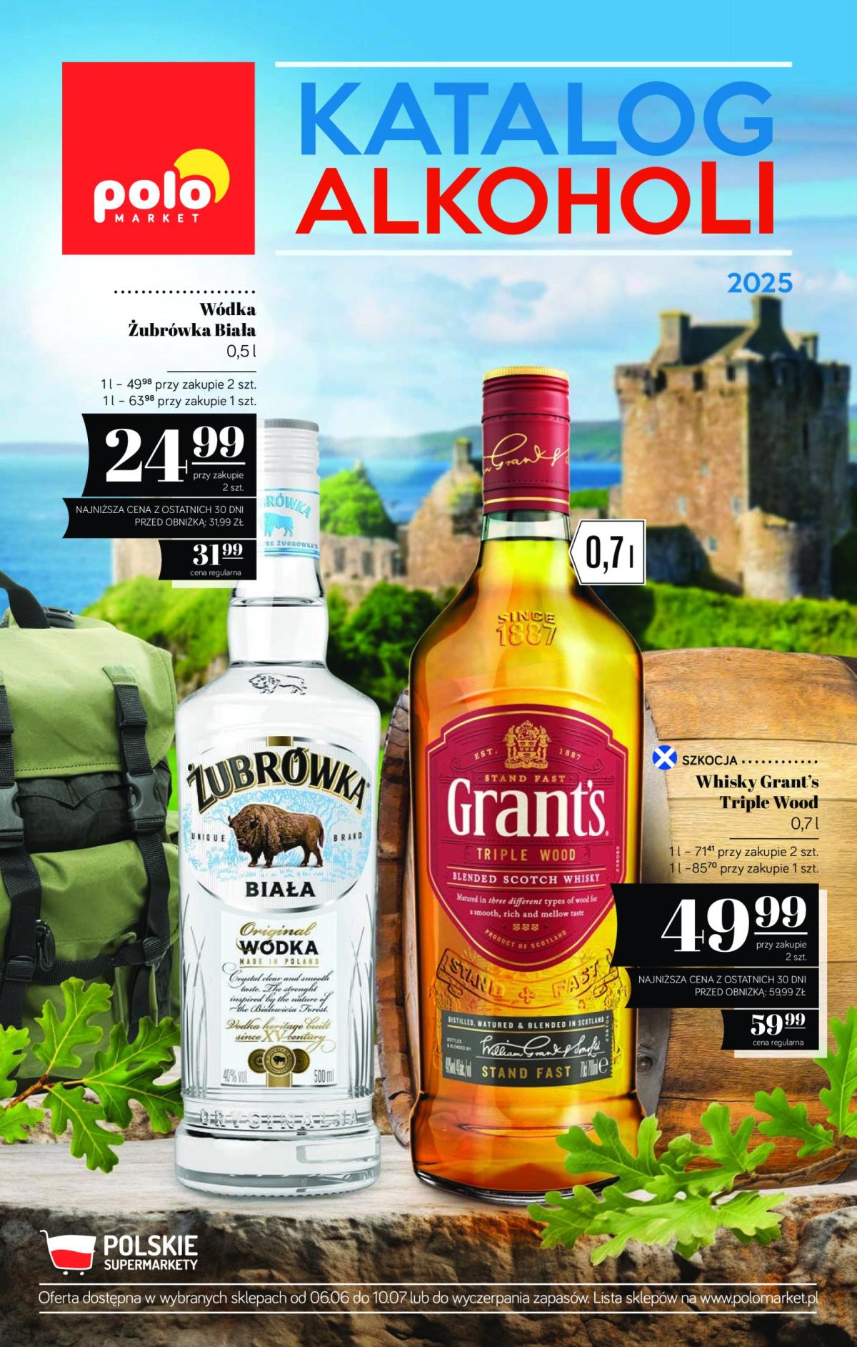 POLO market - Katalog alkoholi gazetka ważna od 06.06. - 10.07.