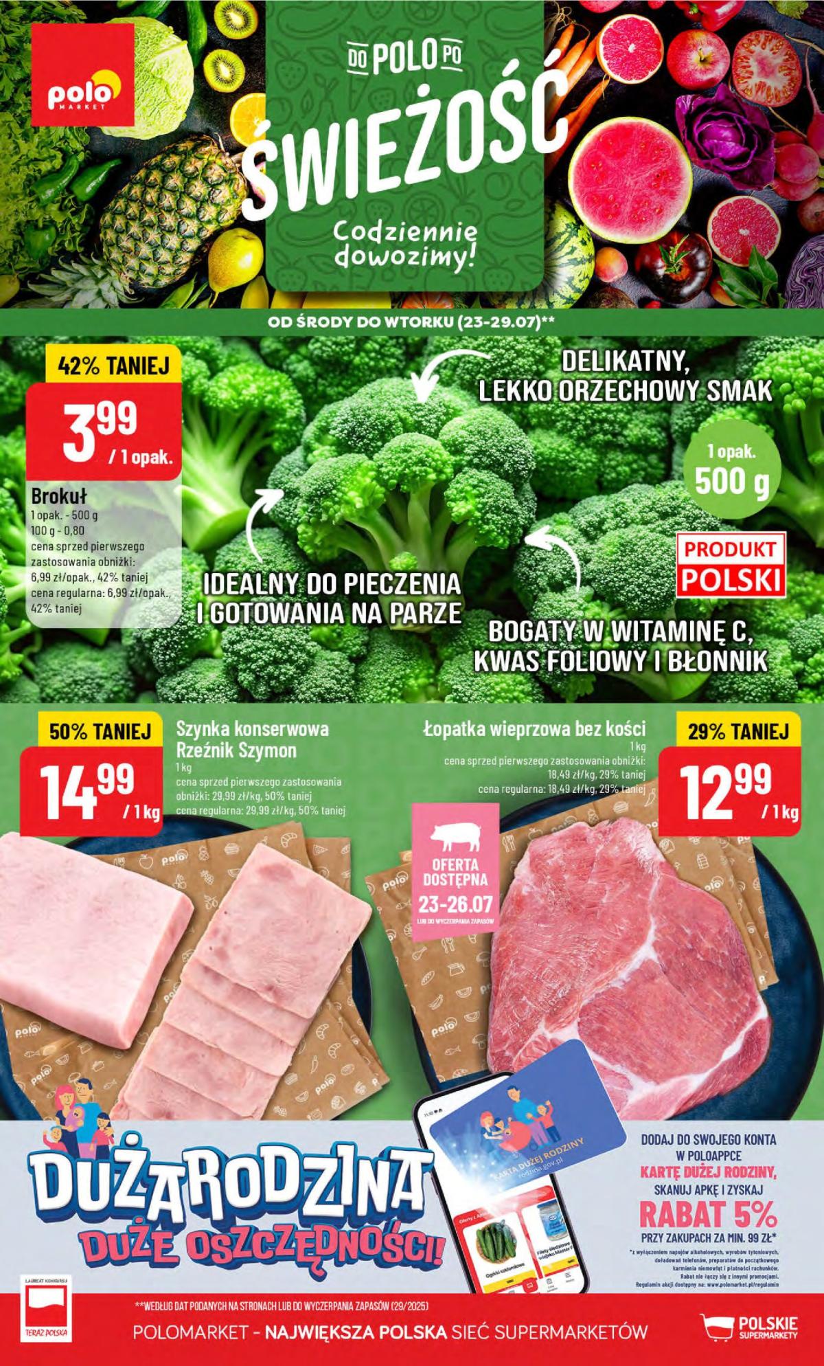 Gazetka POLO market ważna od 23.07. - 29.07.