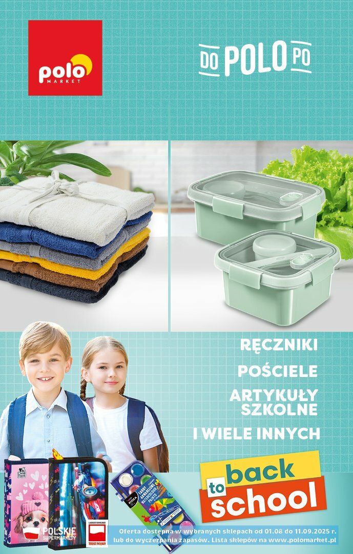 Gazetka POLO market - Back to school ważna od 01.08. - 11.09.