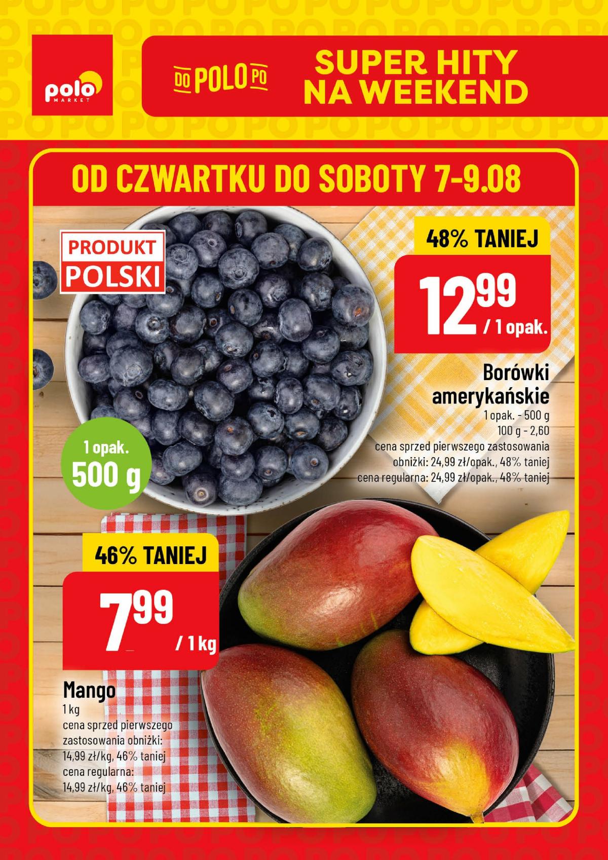 Gazetka POLO market - Super Hity na Weekend - ważna od 07.08. do 09.08.