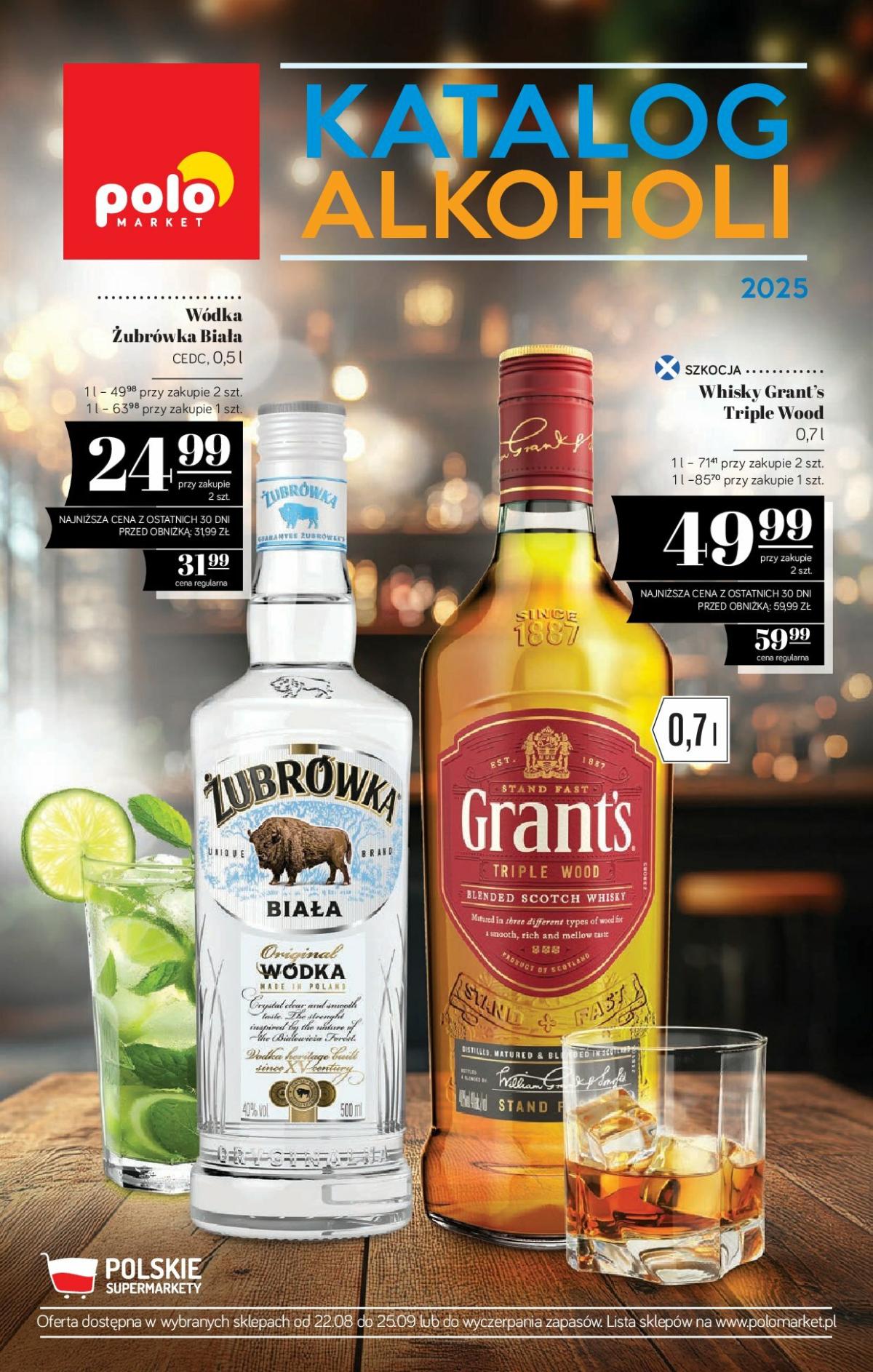 Gazetka POLO market - Katalog alkoholi - ważna od 22.08. do 25.09.