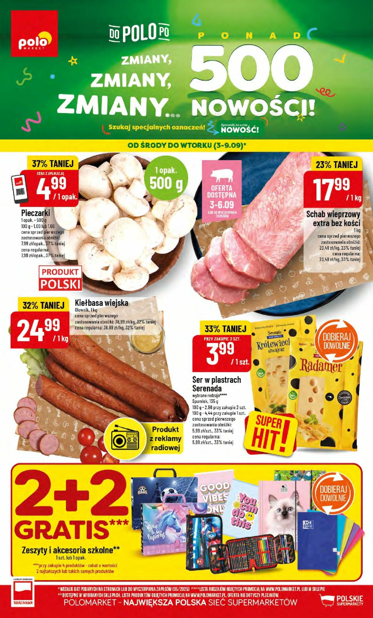 Gazetka POLO market - ważna od 03.09. do 09.09.