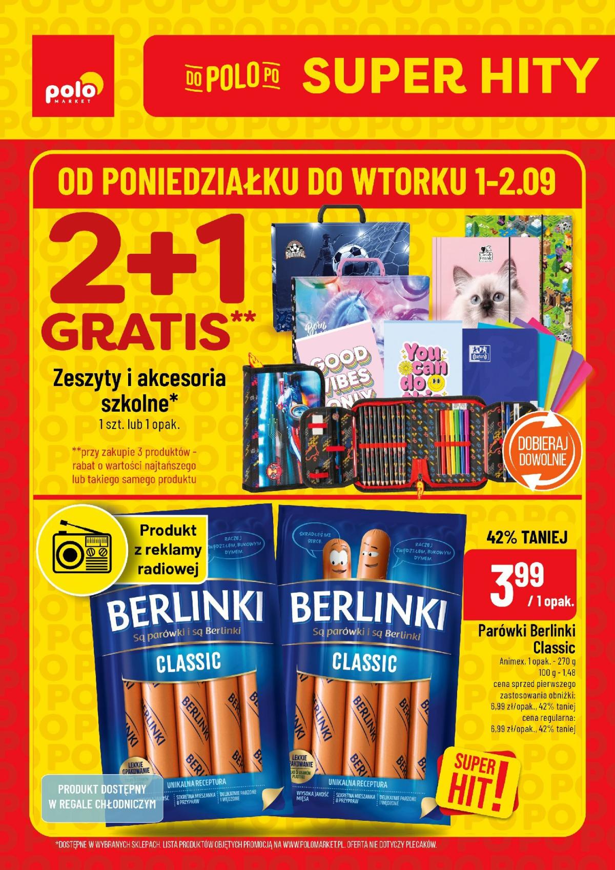 Gazetka POLO market - Super Hity - ważna od 01.09. do 02.09.