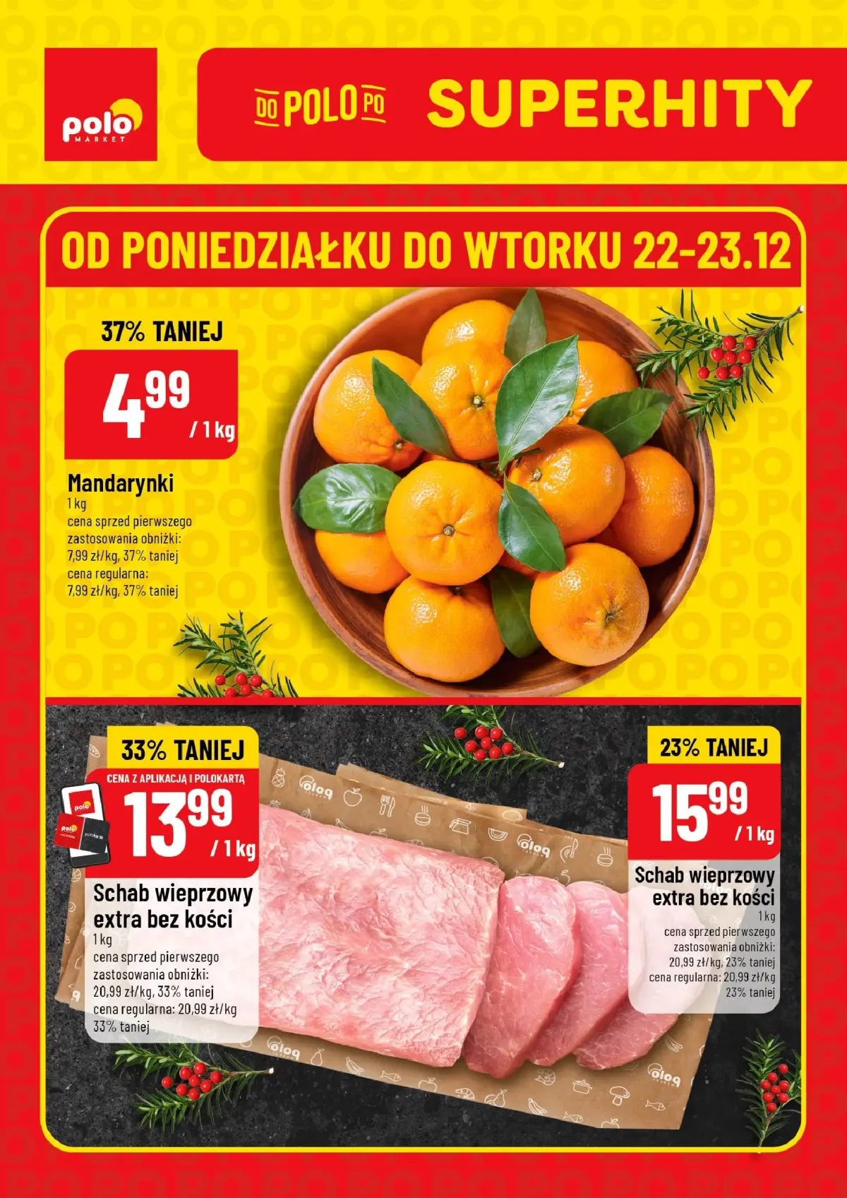 Gazetka POLO market - Hity - ważna od 22.12. do 23.12.