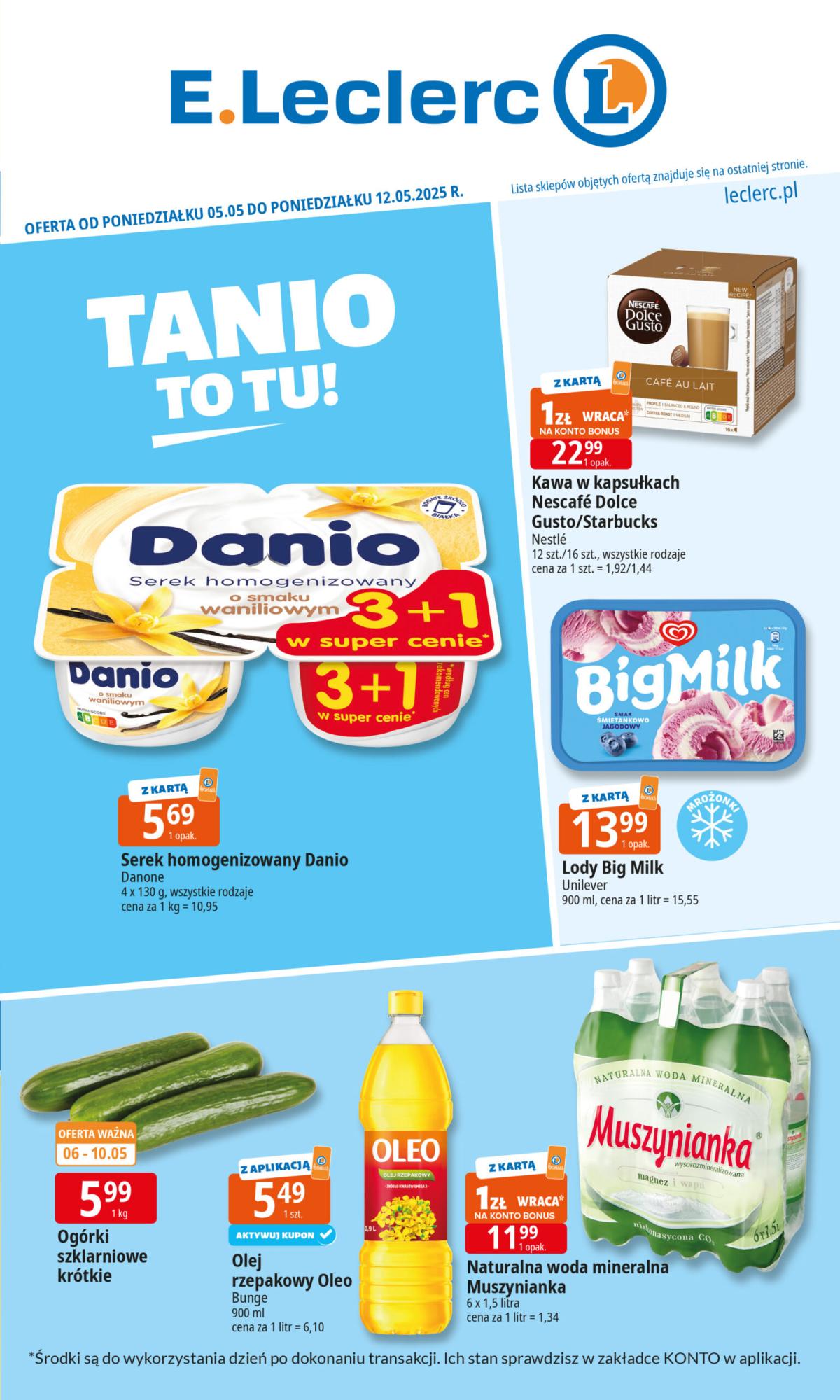 E.Leclerc gazetka ważna od 05.05. - 12.05.