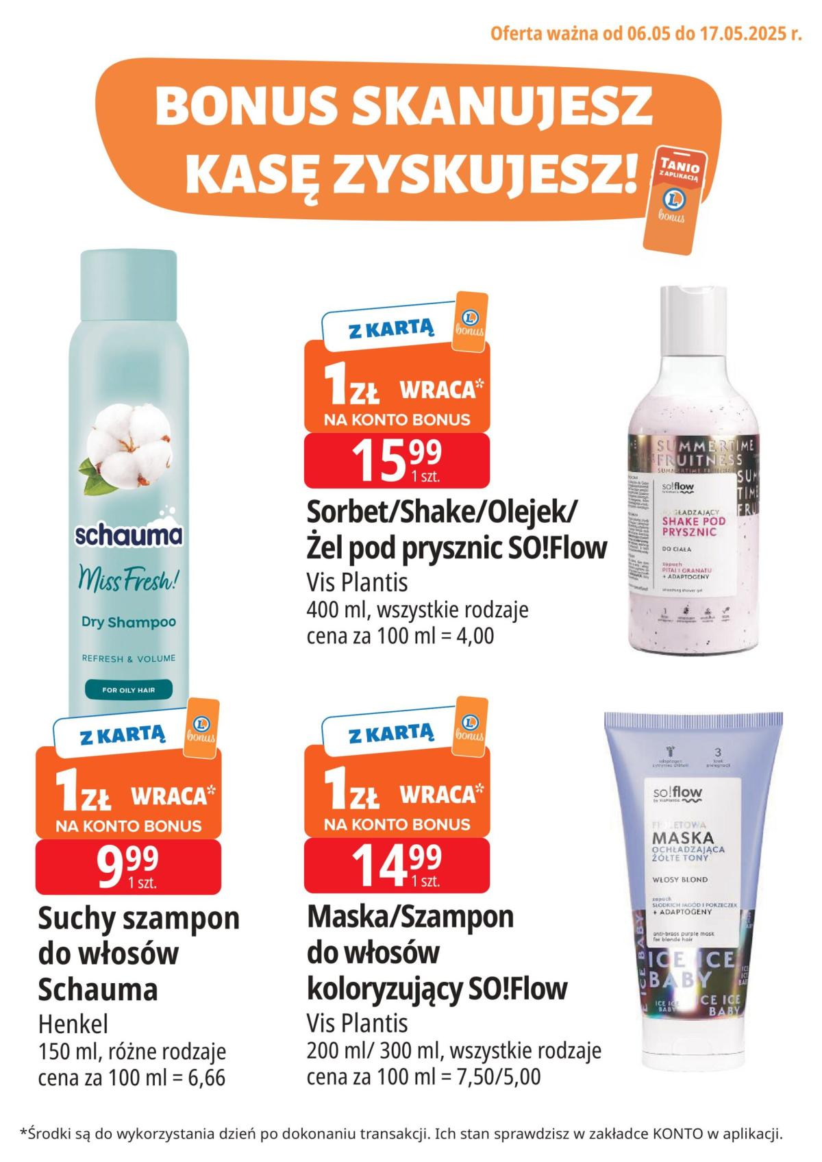E.Leclerc - Bonus skanujesz kasę zyskujesz gazetka ważna od 06.05. - 17.05.
