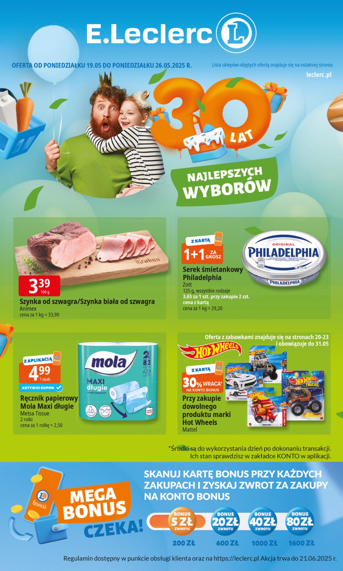 E.Leclerc gazetka ważna od 19.05. - 26.05.