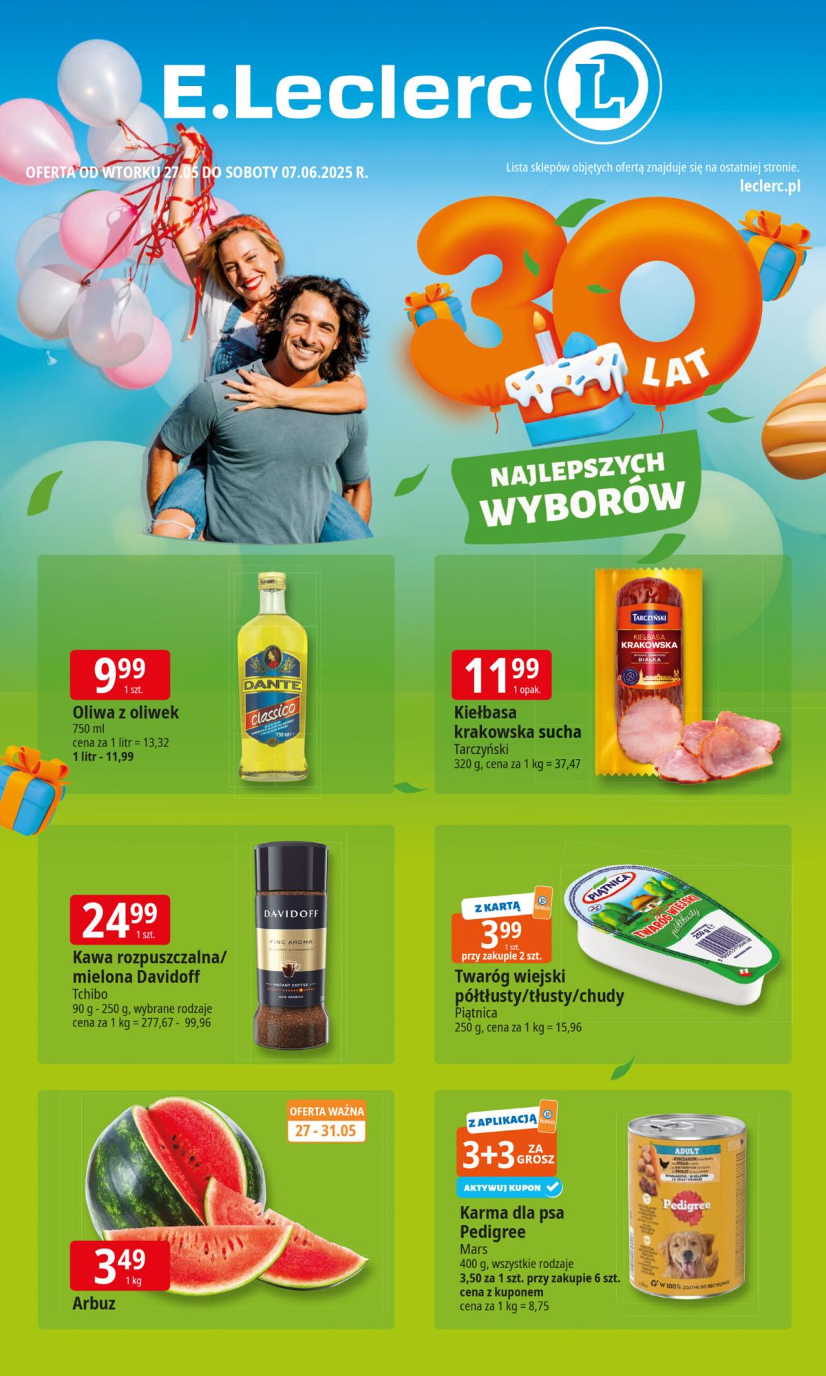 E.Leclerc gazetka ważna od 27.05. - 07.06.