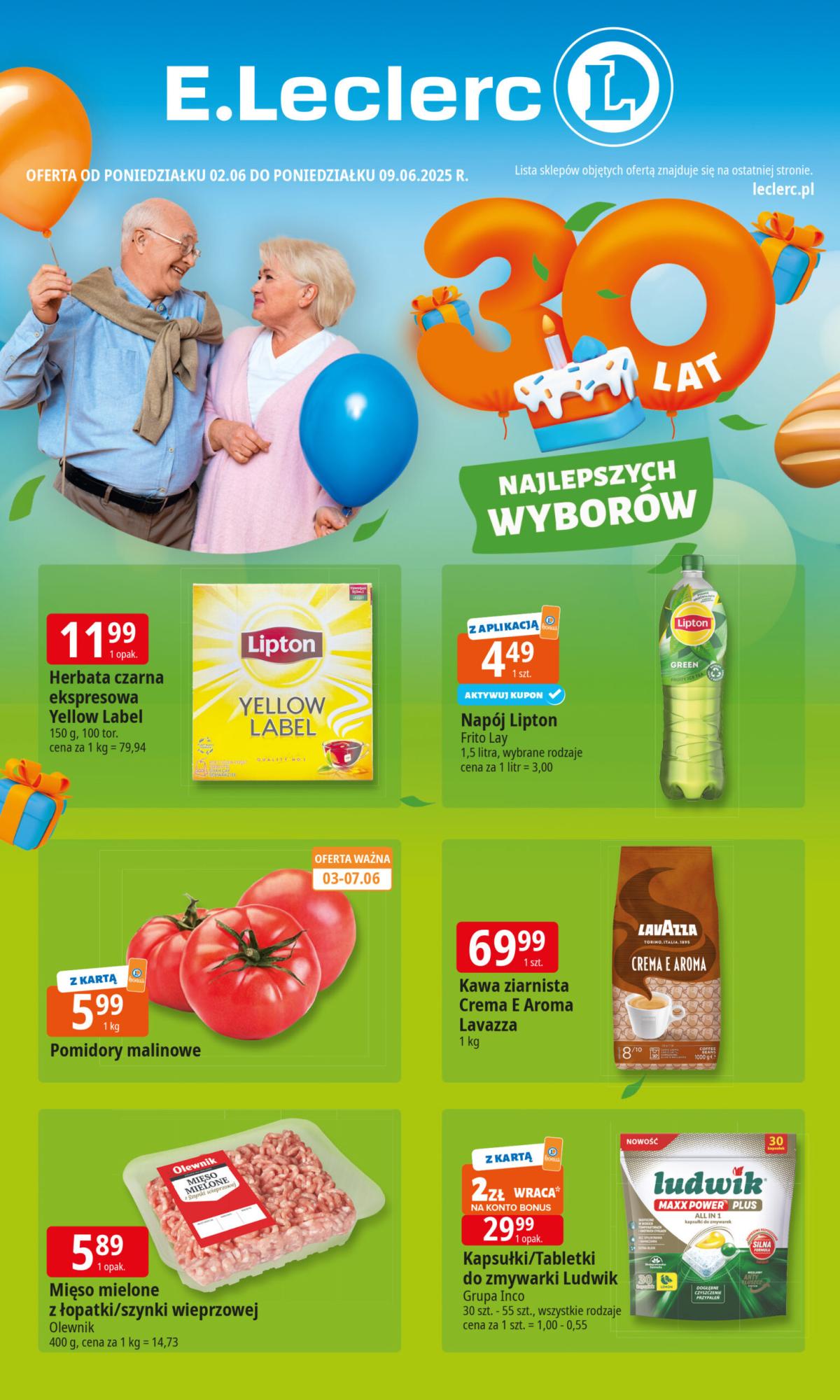 E.Leclerc gazetka ważna od 02.06. - 09.06.
