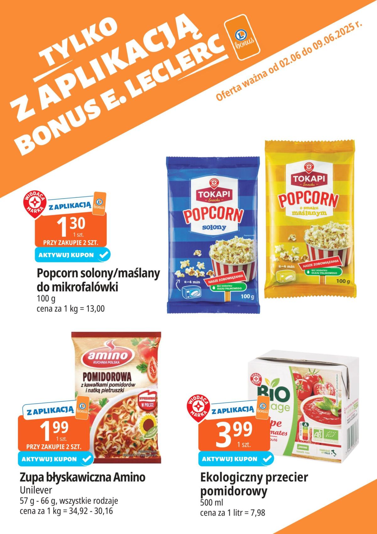 Gazetka E.Leclerc - Aplikacja ważna od 02.06. - 09.06.