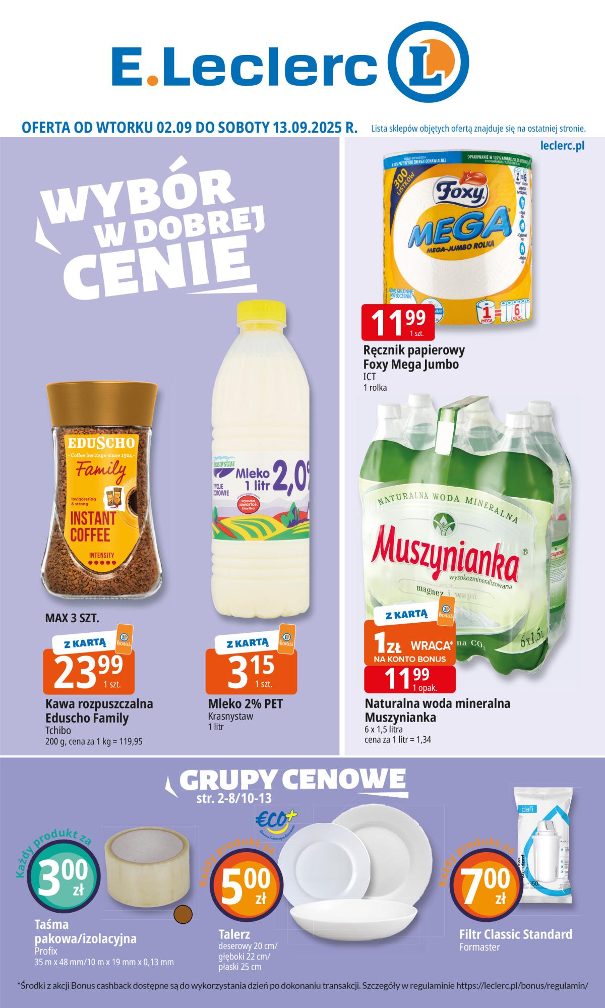 Gazetka E.Leclerc - ważna od 02.09. do 13.09.