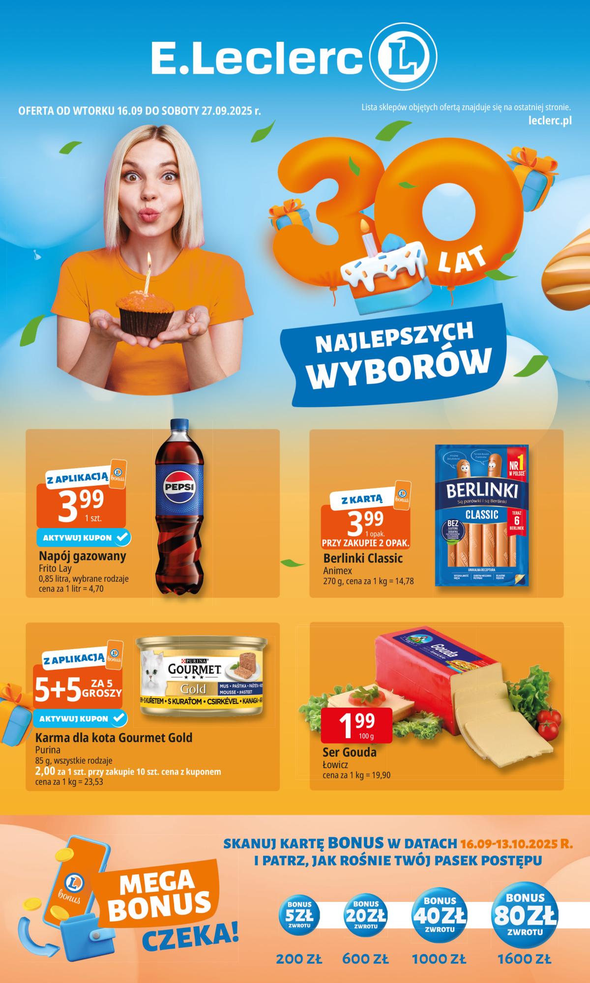Gazetka E.Leclerc - ważna od 16.09. do 27.09.
