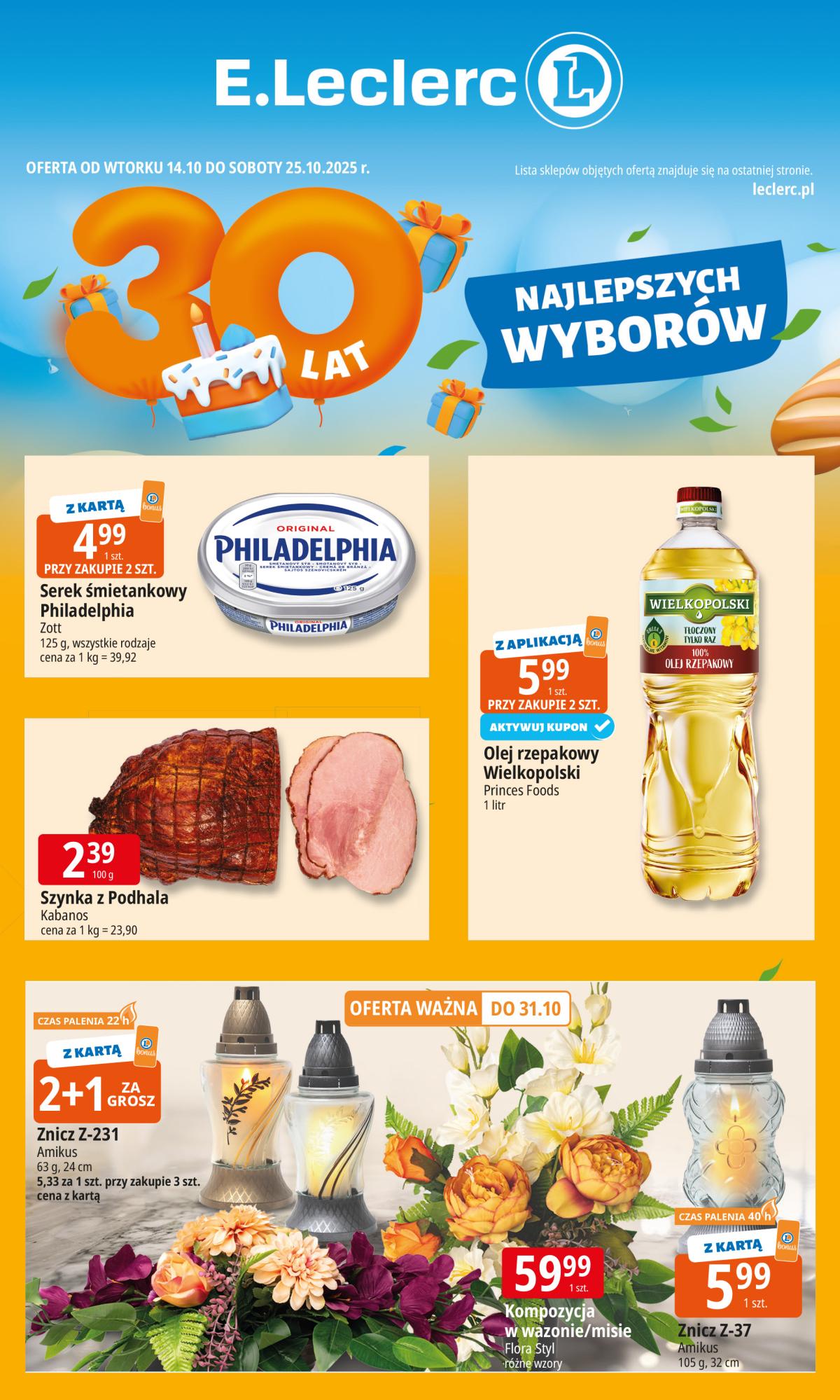 Gazetka E.Leclerc - ważna od 14.10. do 25.10.