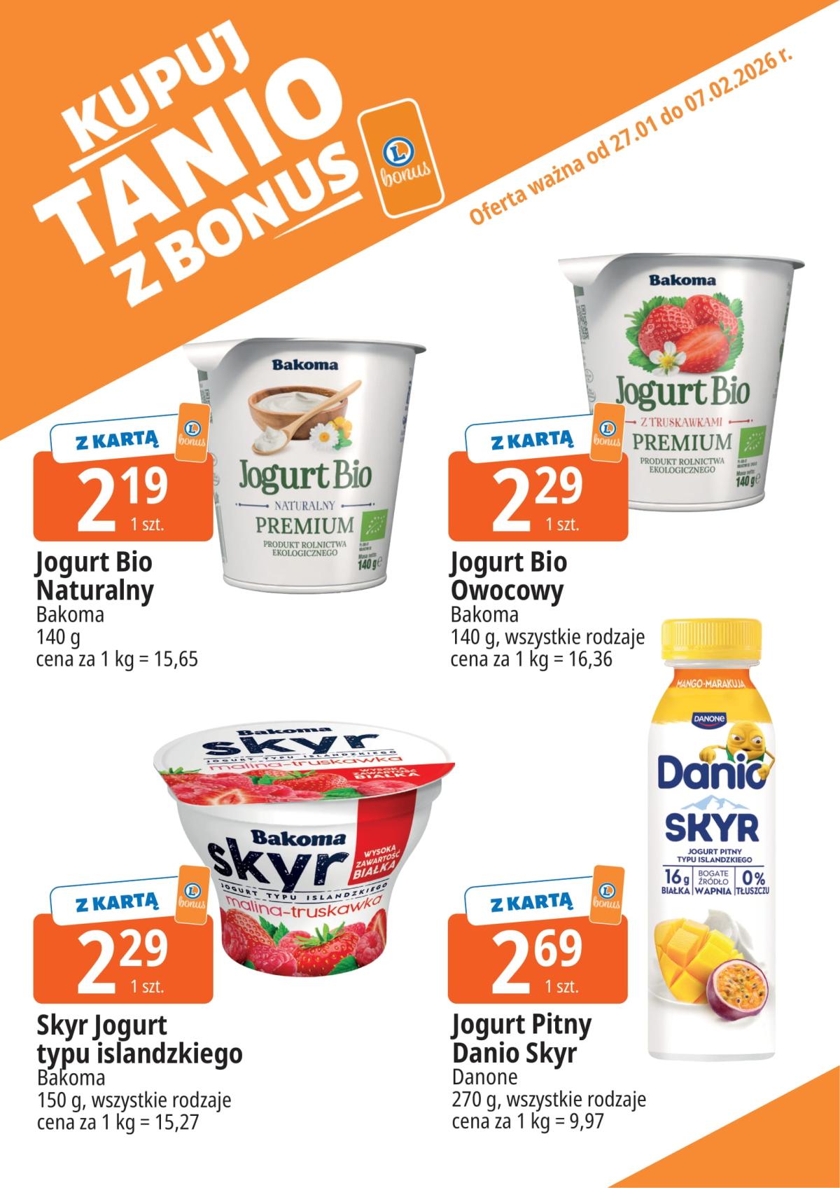 Gazetka E.Leclerc - Kupuj tanio z bonus - ważna od 27.01. do 07.02.