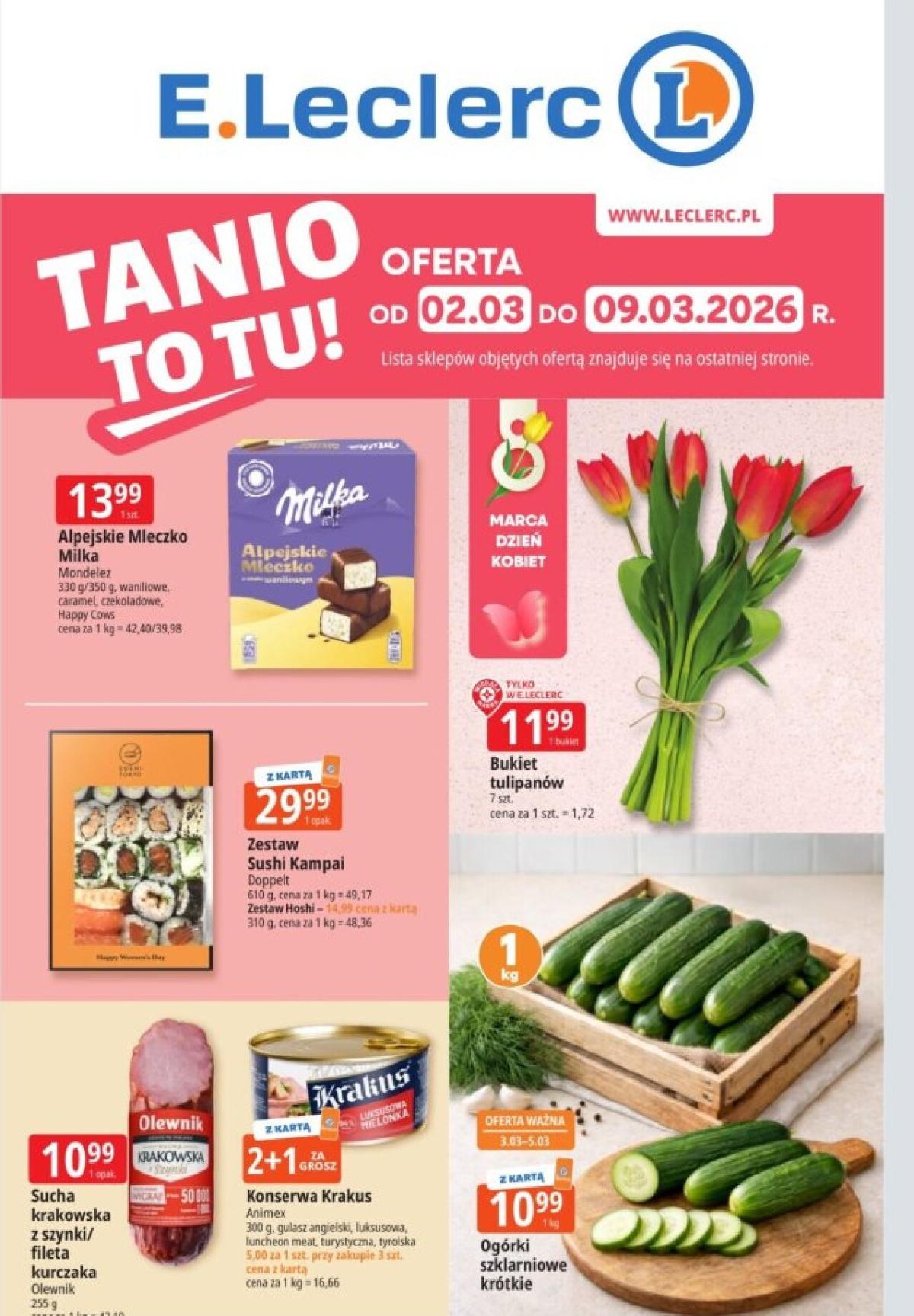 Gazetka E.Leclerc - ważna od 02.03.2026 do 09.03.2026