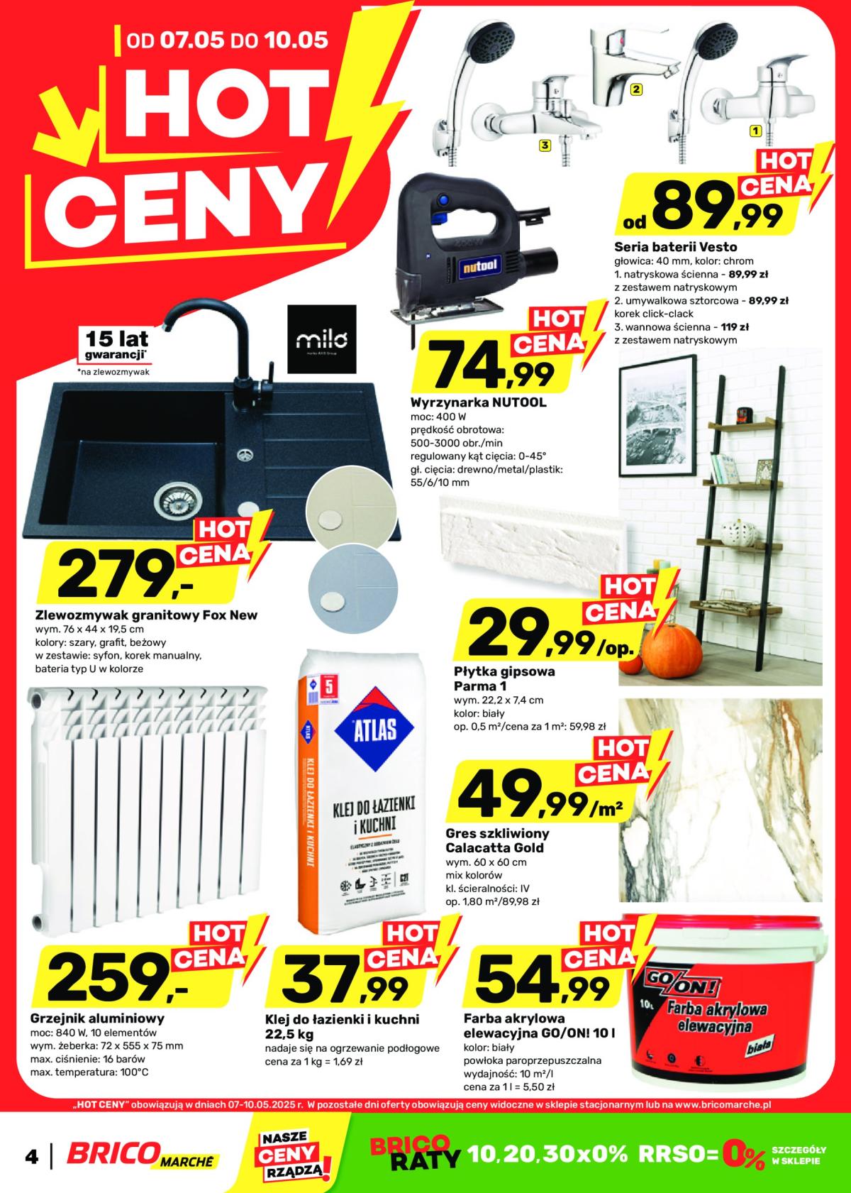 Bricomarché - Hot ceny gazetka ważna od 07.05. - 10.05.