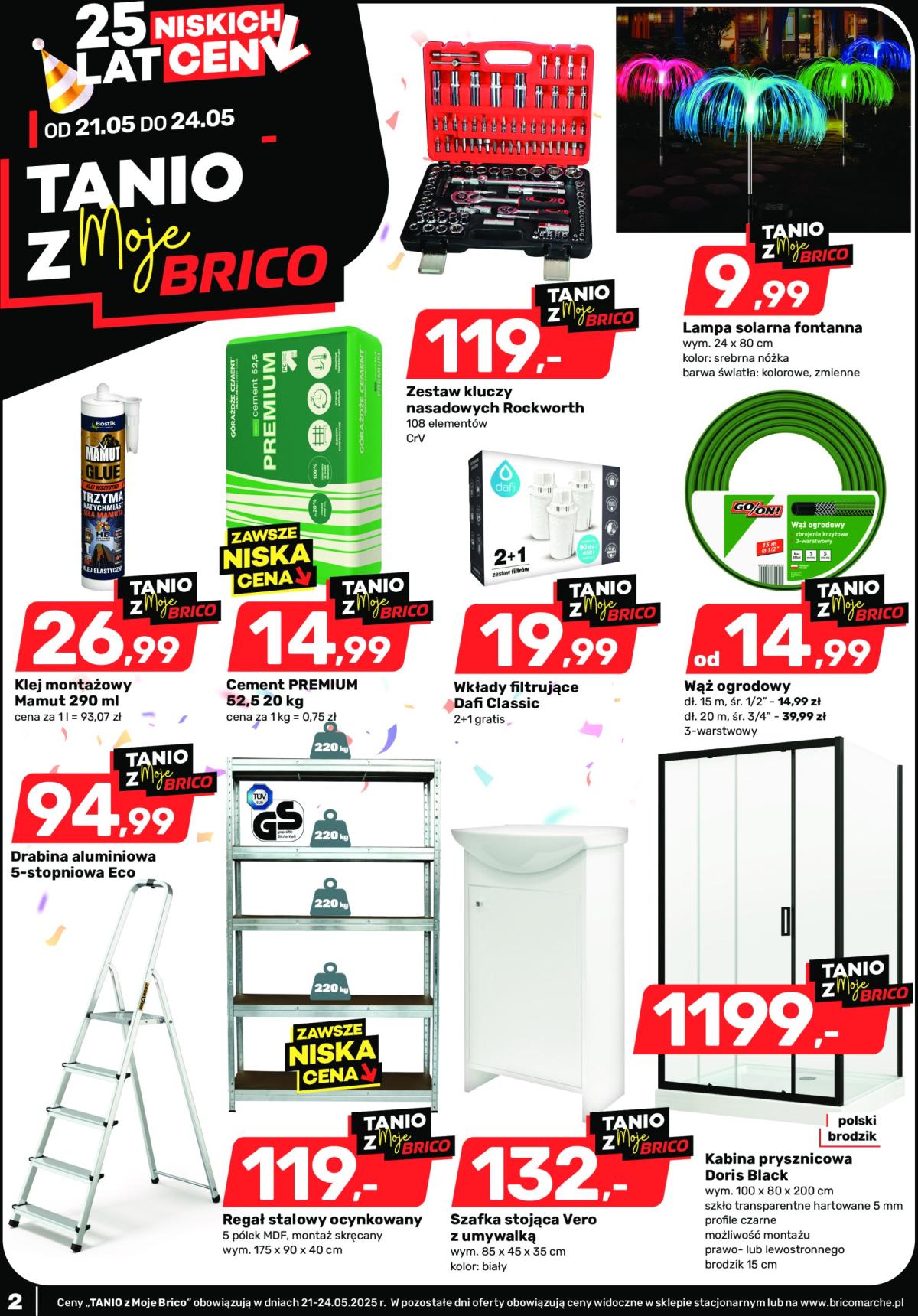 Bricomarché - Tanio z MojeBrico gazetka ważna od 21.05. - 24.05.