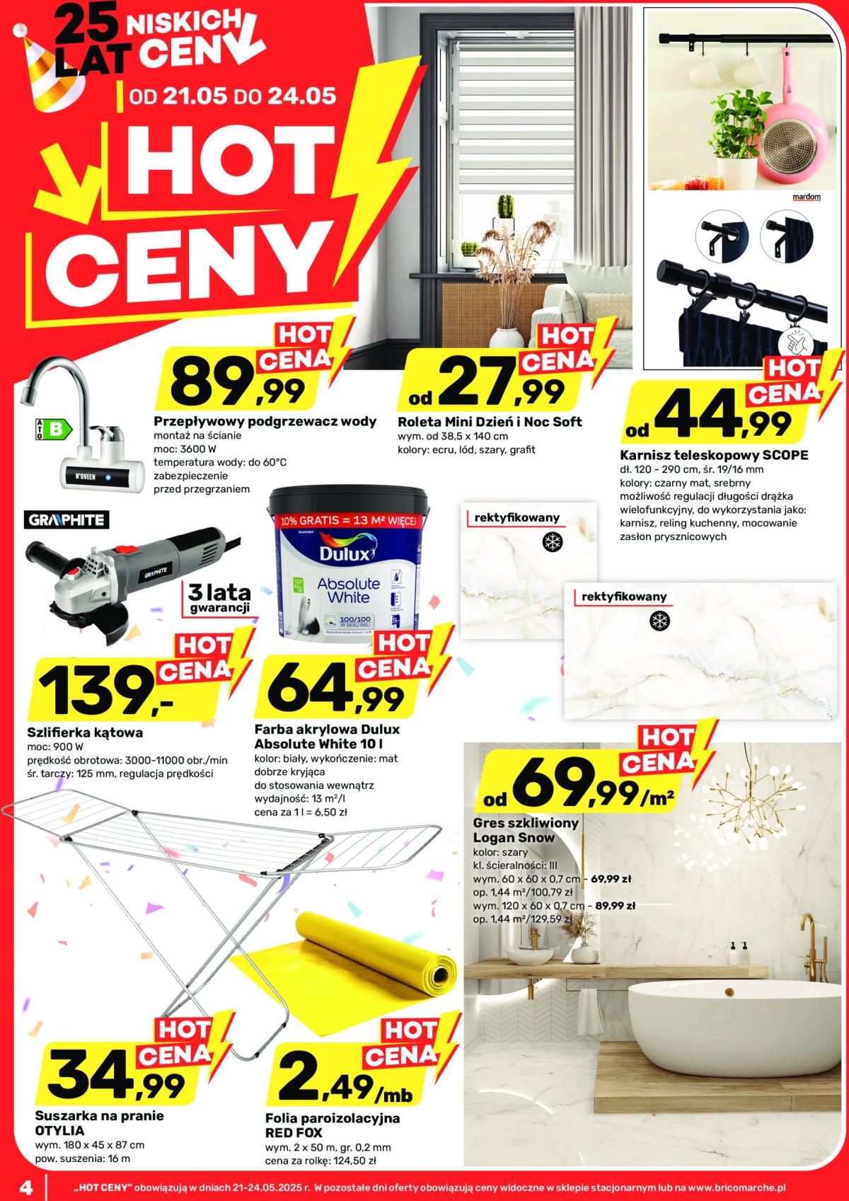 Bricomarché - Hot ceny gazetka ważna od 21.05. - 24.05.