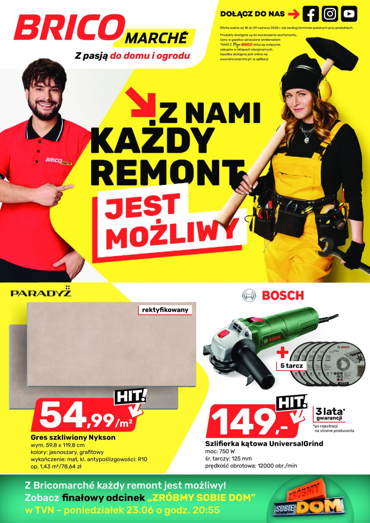 Gazetka Bricomarché ważna od 18.06. - 29.06.