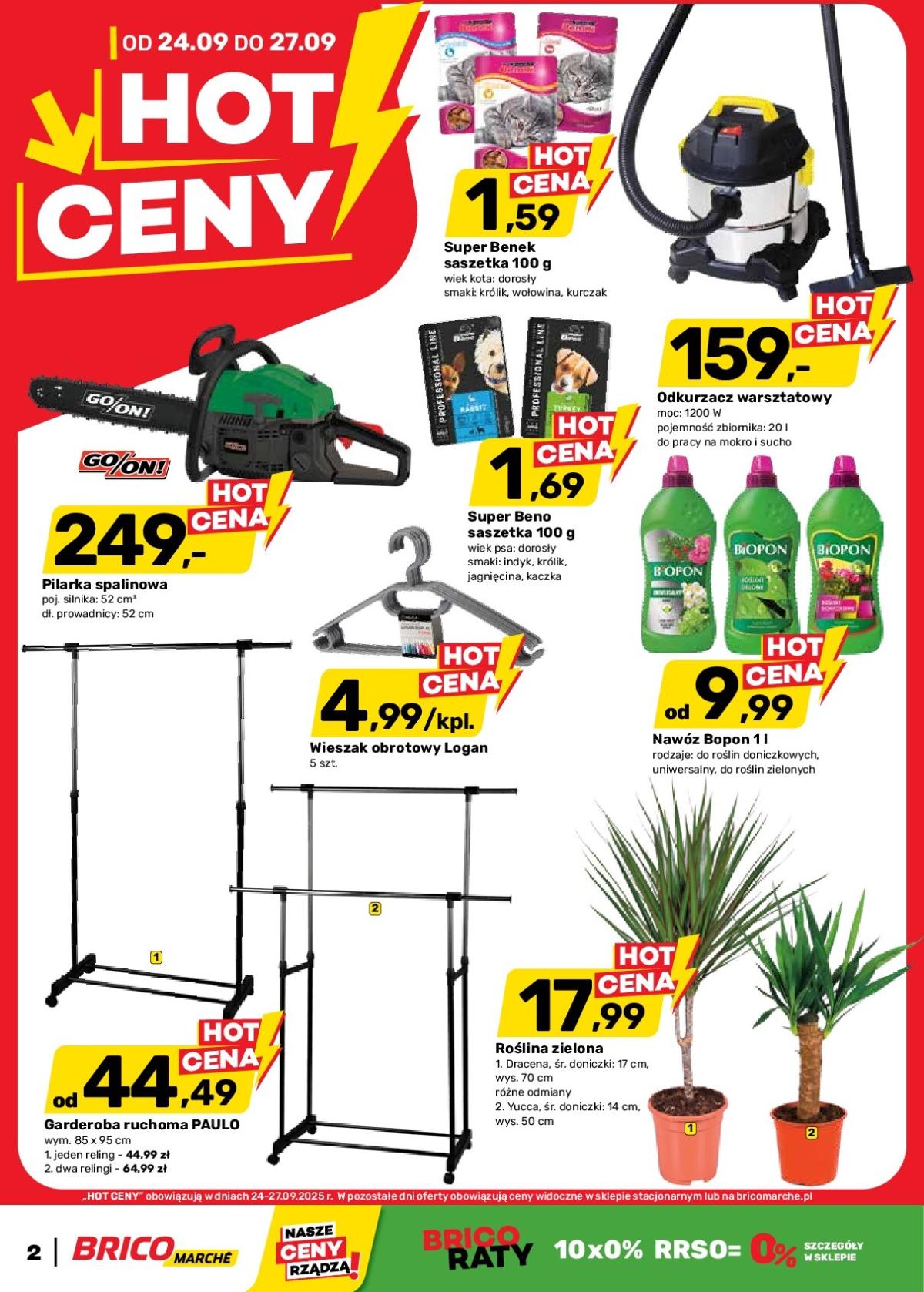 Gazetka Bricomarché - Hot ceny - ważna od 24.09. do 27.09.