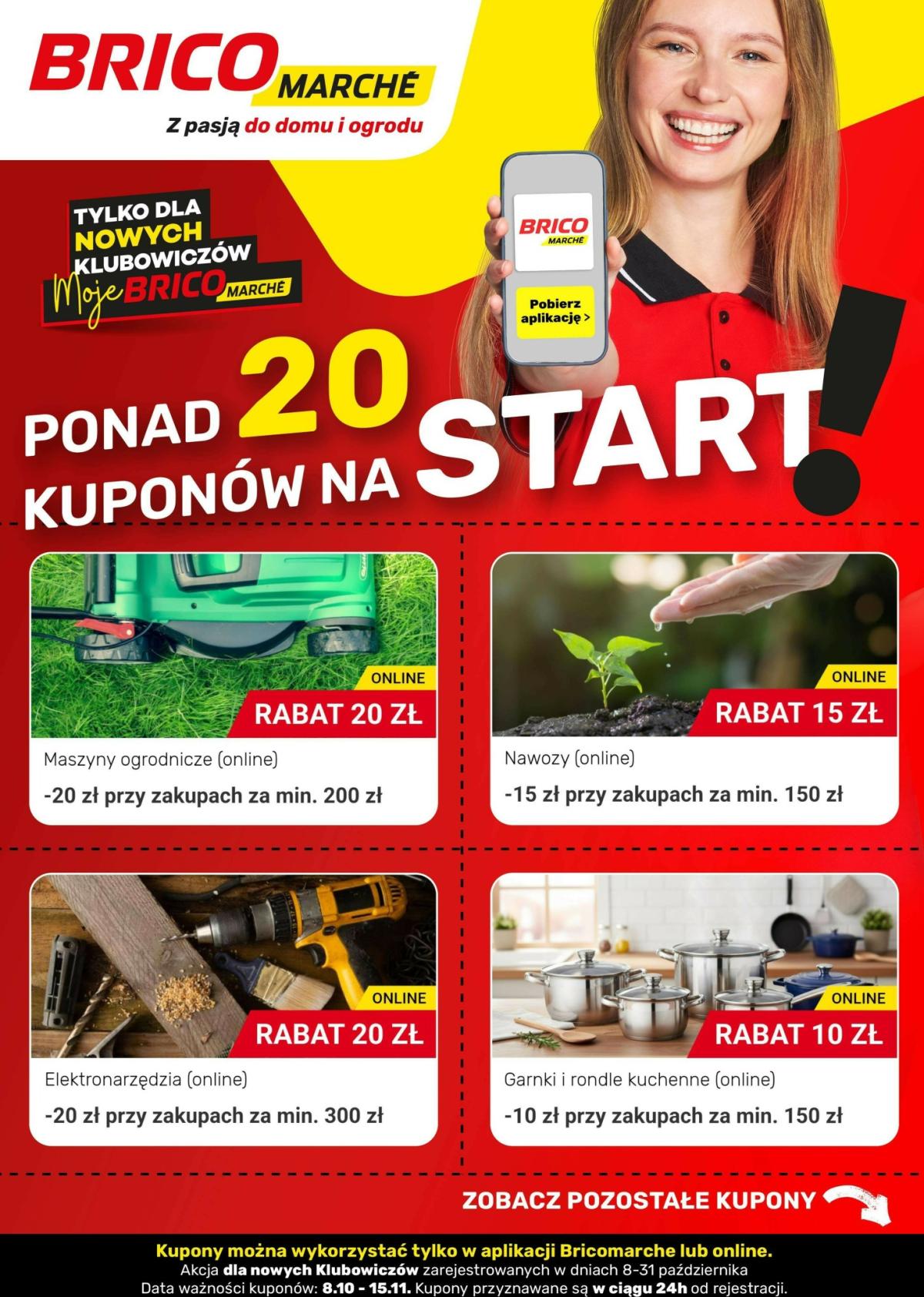 Gazetka Bricomarché - Kupony - ważna od 08.10. do 15.11.