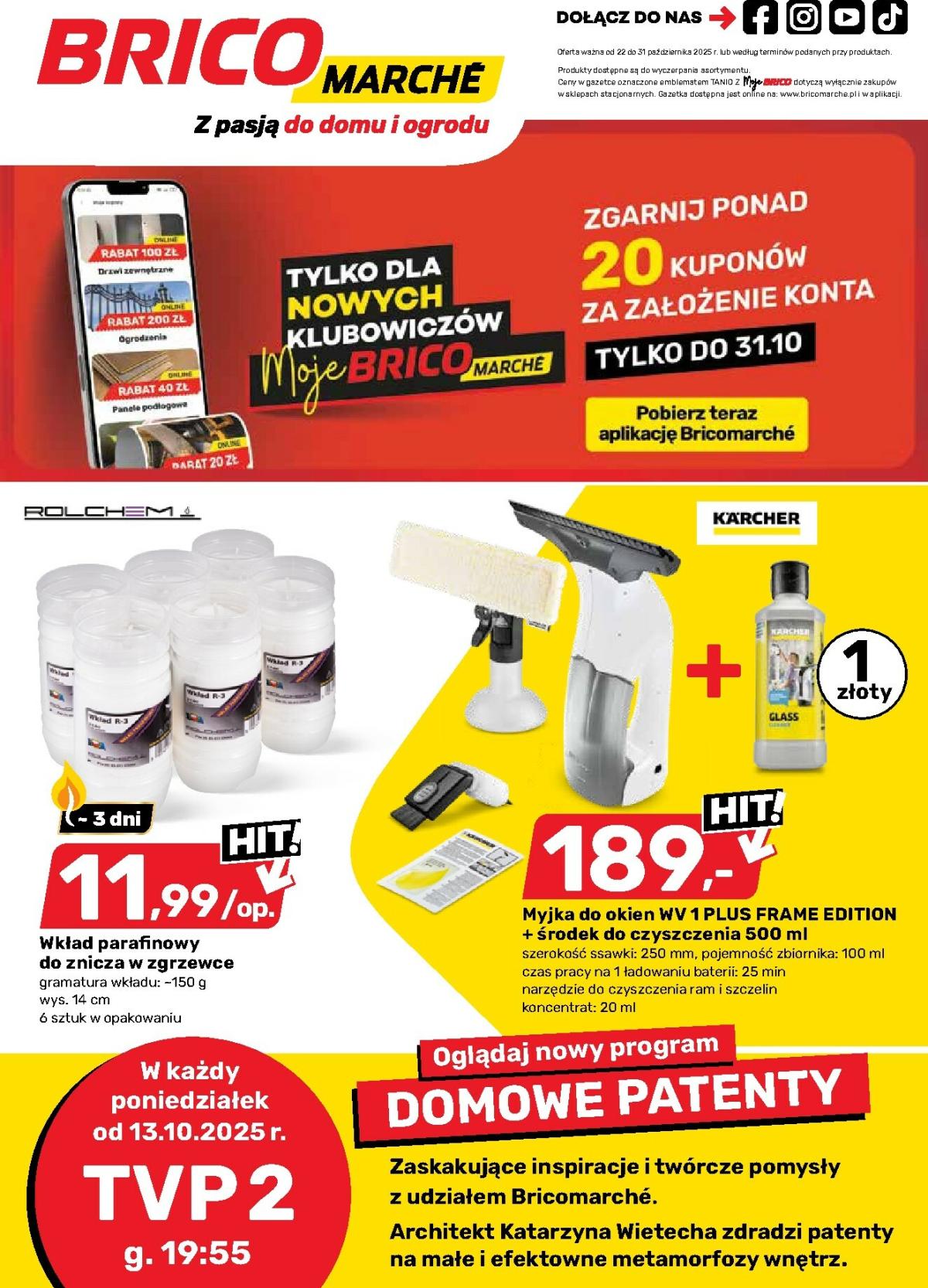 Gazetka Bricomarché - ważna od 22.10. do 31.10.