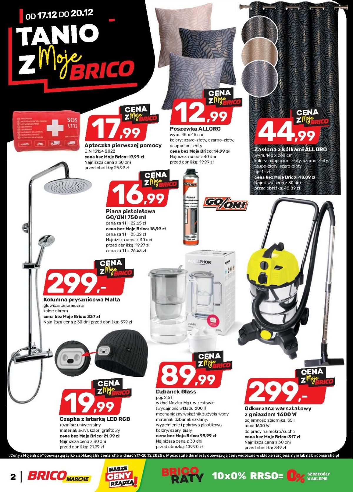 Gazetka Bricomarché - Tanio z MojeBrico - ważna od 17.12. do 20.12.