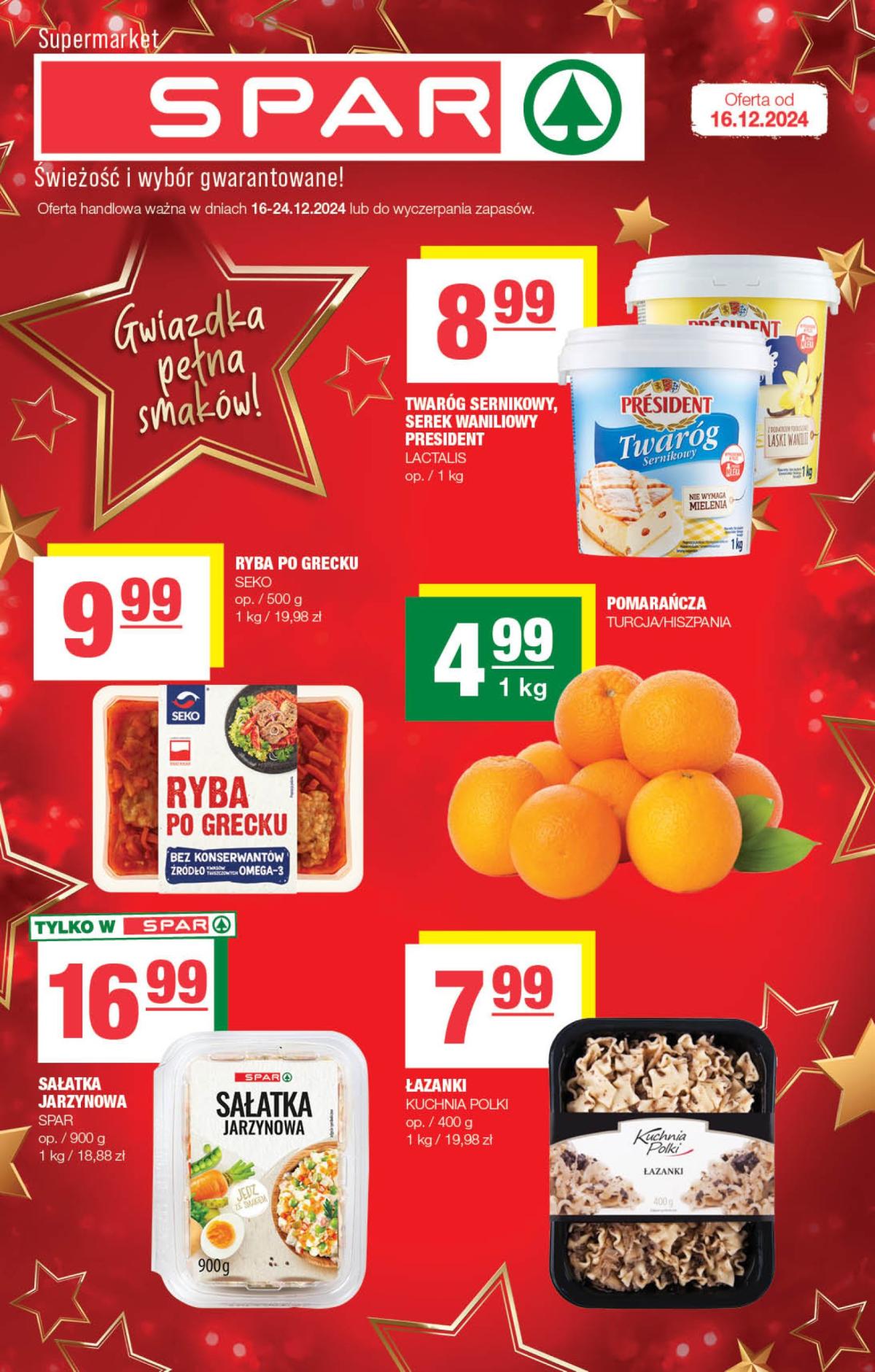 SPAR gazetka ważna od 16.12. - 24.12.