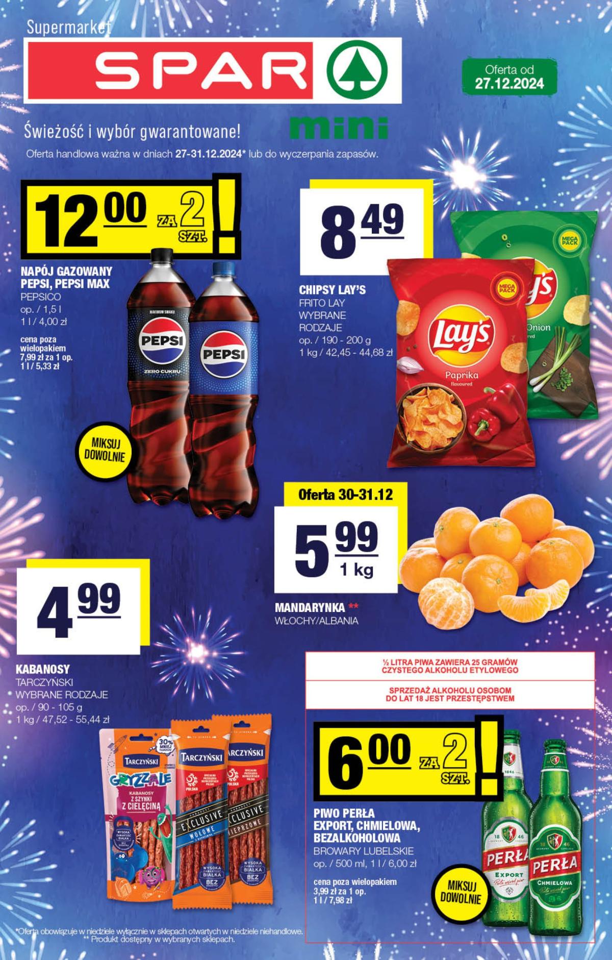 SPAR - Mini gazetka ważna od 27.12. - 31.12.