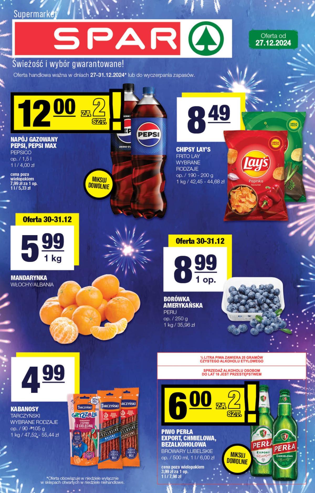 SPAR gazetka ważna od 27.12. - 31.12.