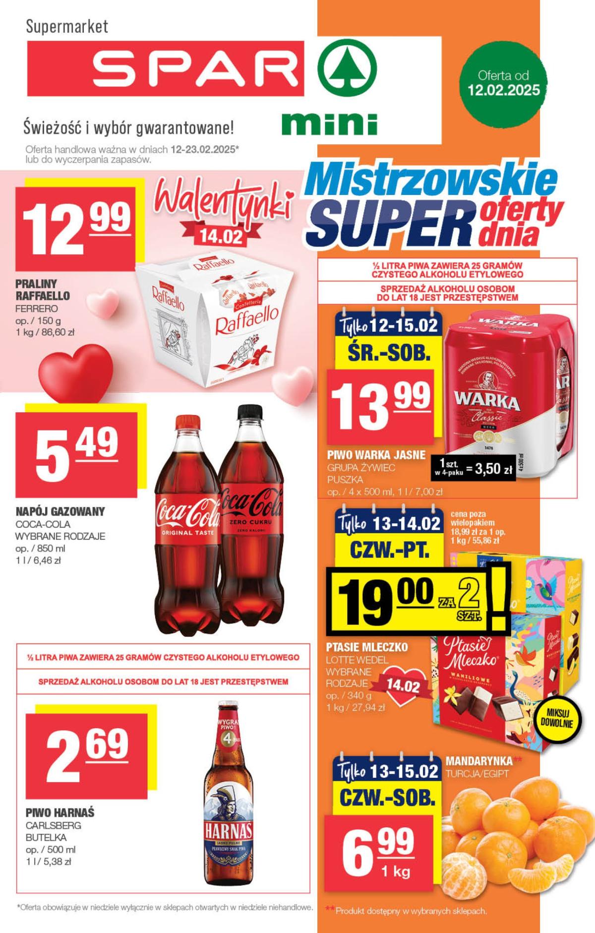 SPAR - Mini gazetka ważna od 12.02. - 23.02.