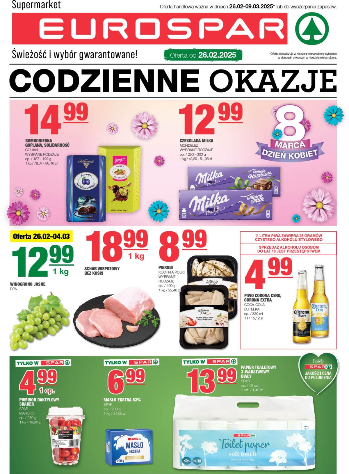 EUROSPAR gazetka ważna od 26.02. - 09.03.