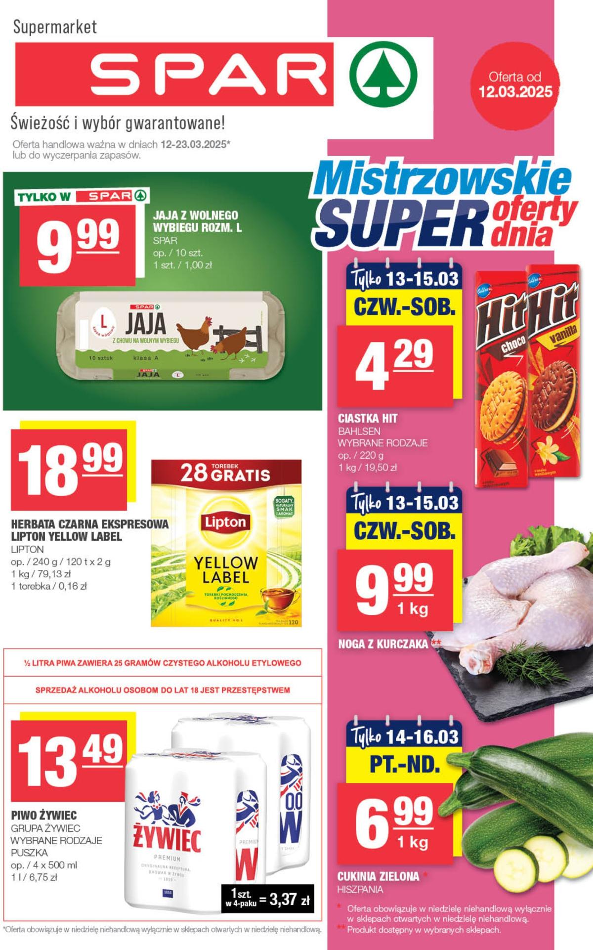 SPAR gazetka ważna od 12.03. - 23.03.