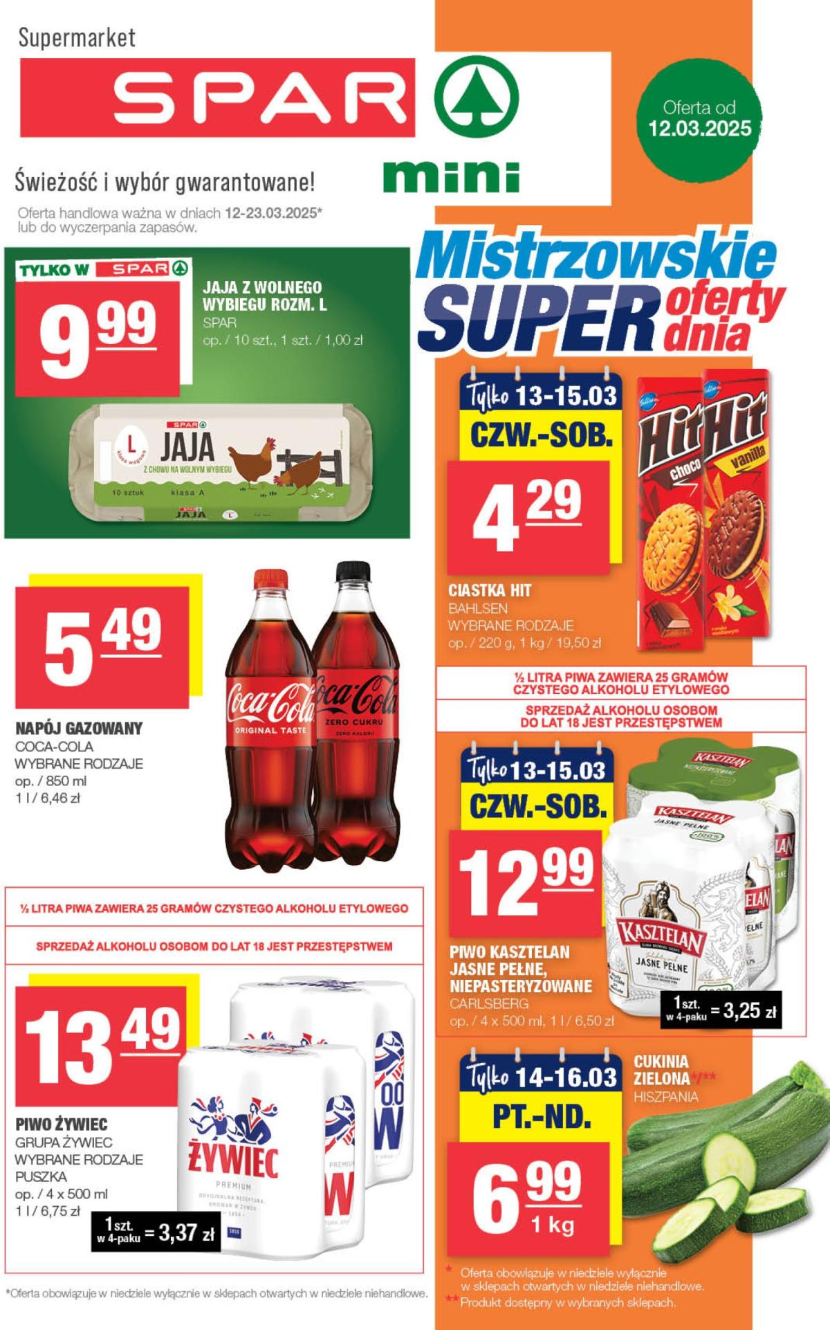 SPAR - Mini gazetka ważna od 12.03. - 23.03.