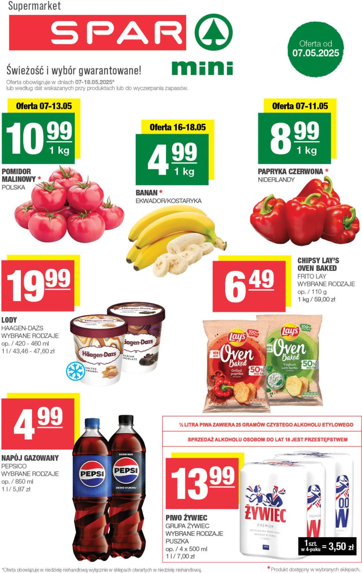 SPAR - Mini gazetka ważna od 07.05. - 18.05.