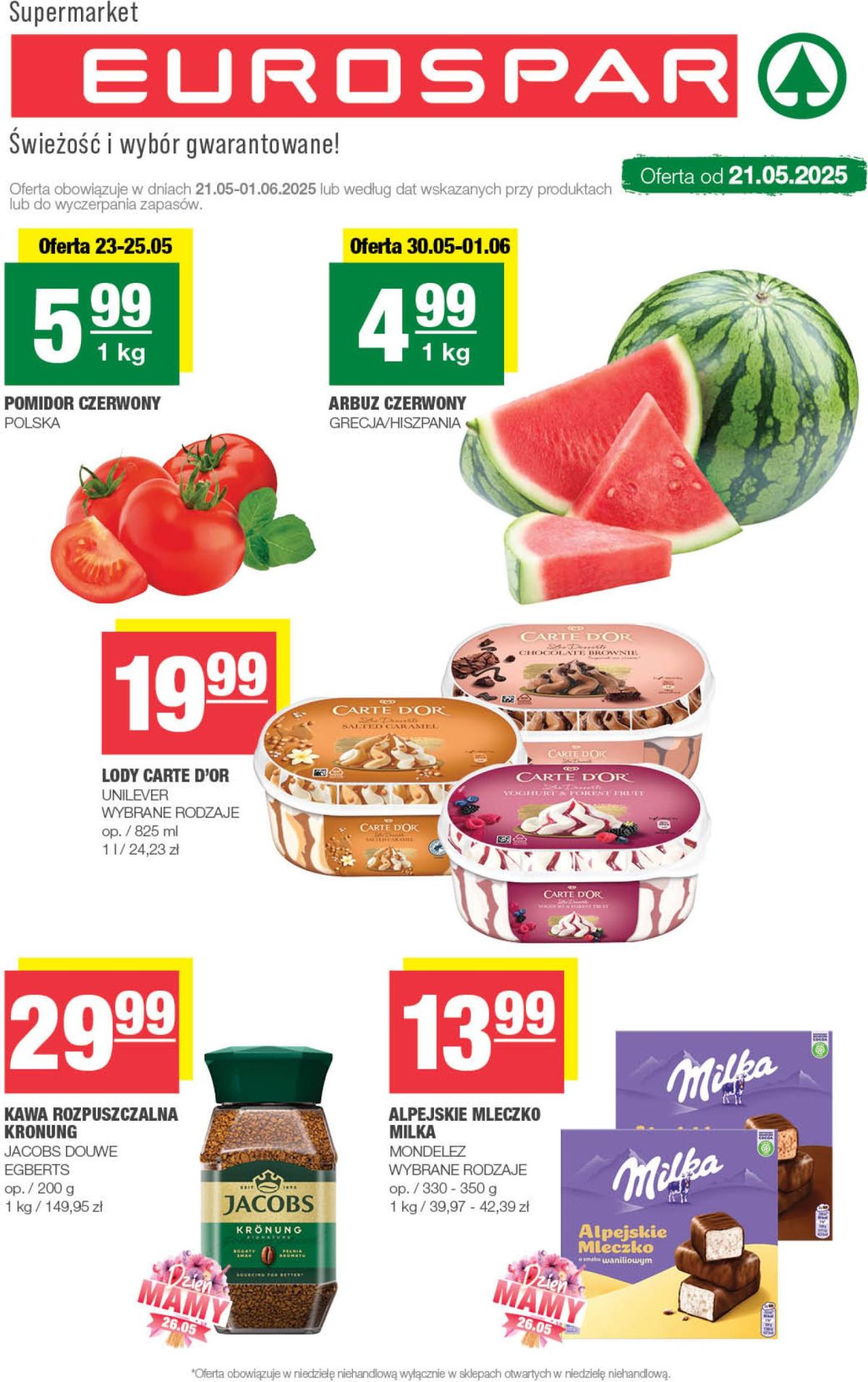 EUROSPAR gazetka ważna od 21.05. - 01.06.