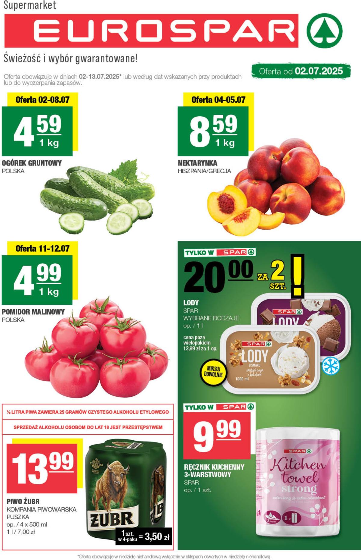 Gazetka EUROSPAR ważna od 02.07. - 13.07.