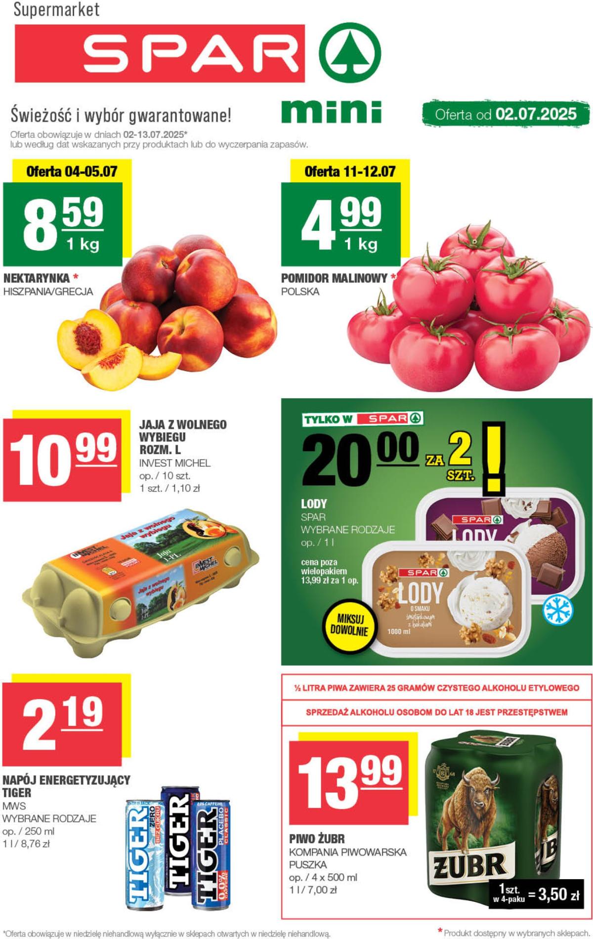 Gazetka SPAR - Mini ważna od 02.07. - 13.07.