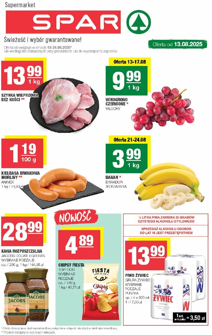 Gazetka SPAR - ważna od 13.08. do 24.08.