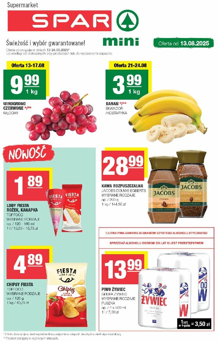 Gazetka SPAR - Mini - ważna od 13.08. do 24.08.