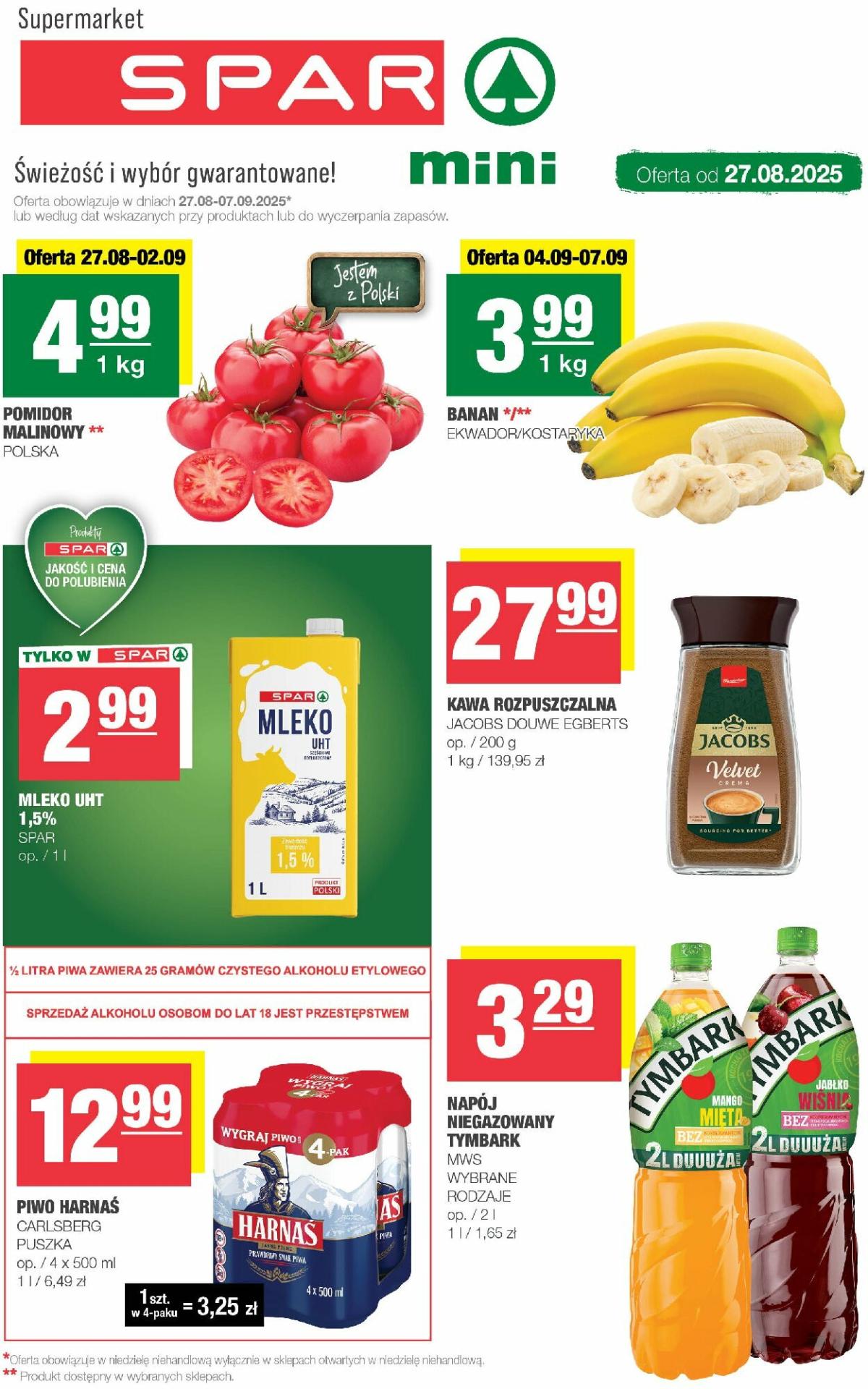 Gazetka SPAR - Mini - ważna od 27.08. do 07.09.