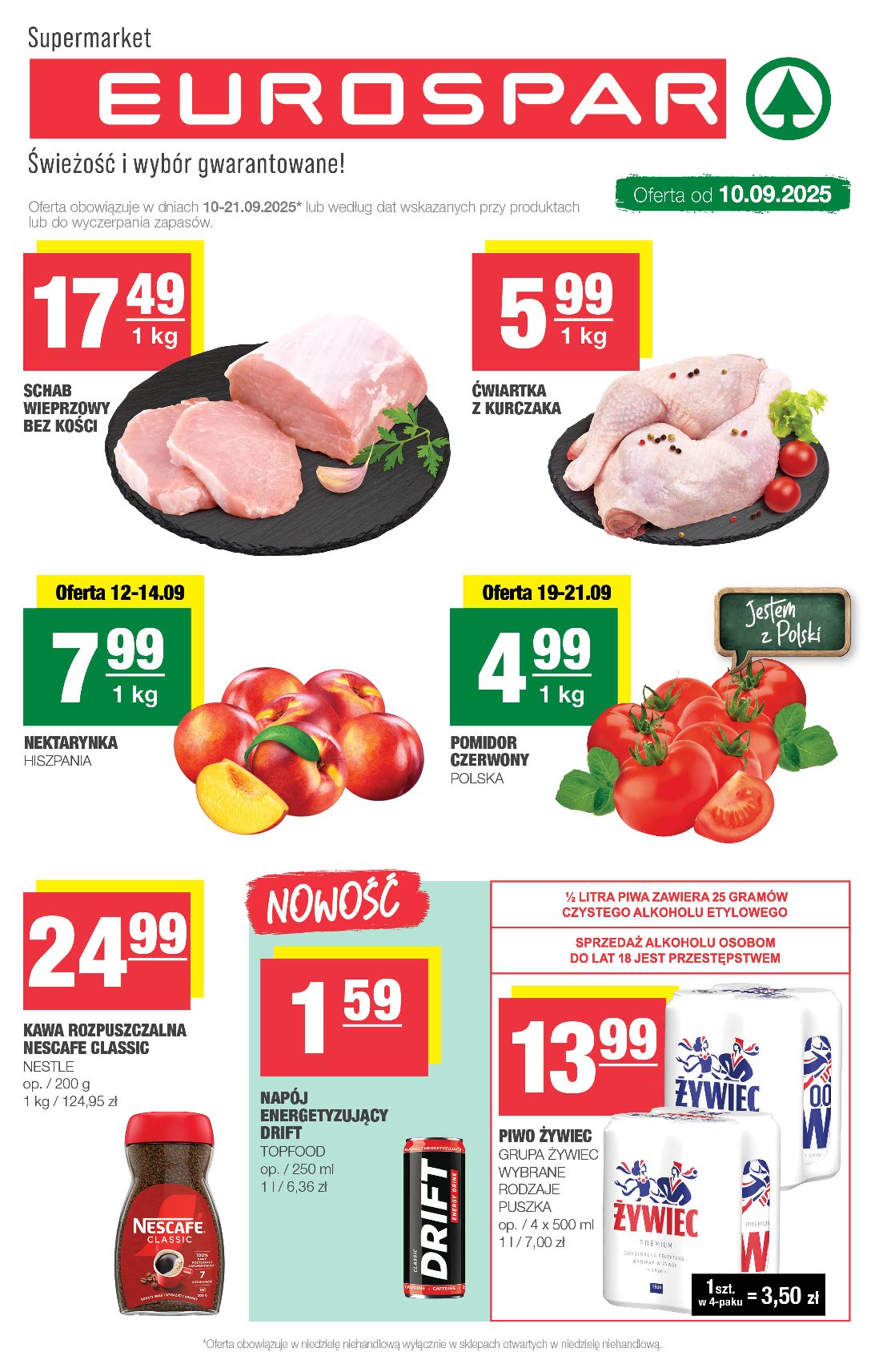 Gazetka EUROSPAR - ważna od 10.09. do 21.09.