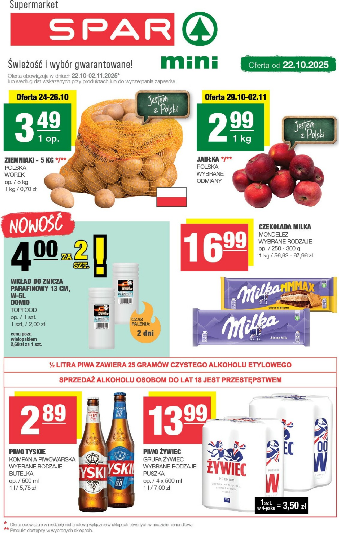 Gazetka SPAR - Mini - ważna od 22.10. do 02.11.