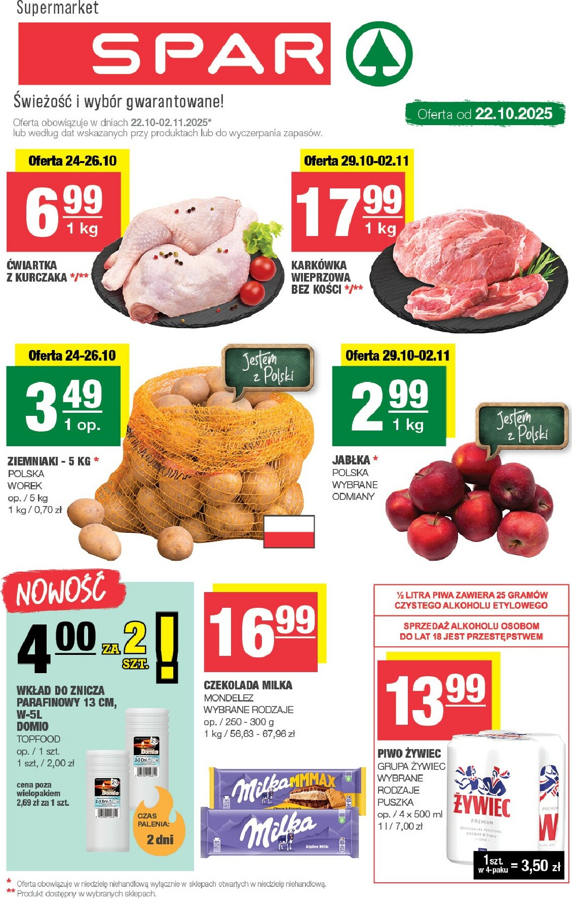 Gazetka SPAR - ważna od 22.10. do 02.11.