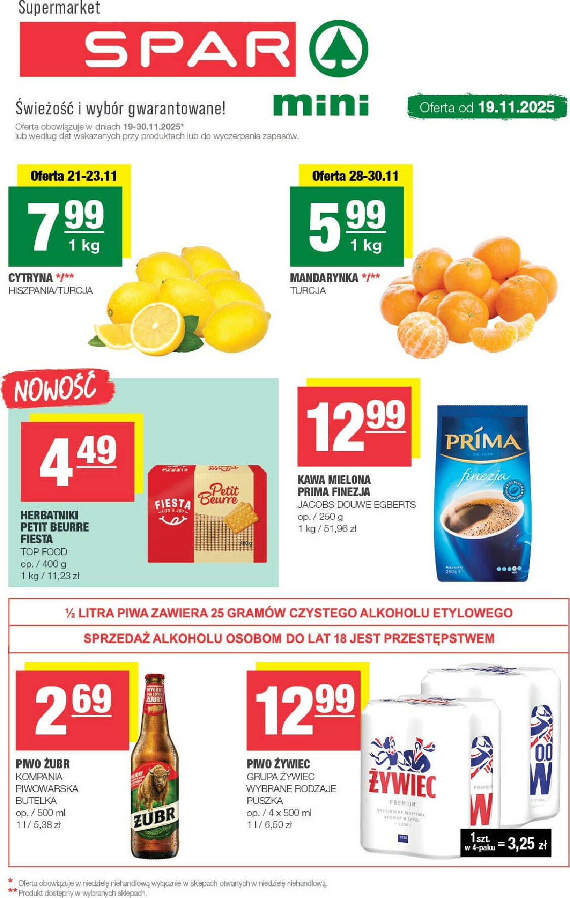 Gazetka SPAR - Mini - ważna od 19.11. do 30.11.